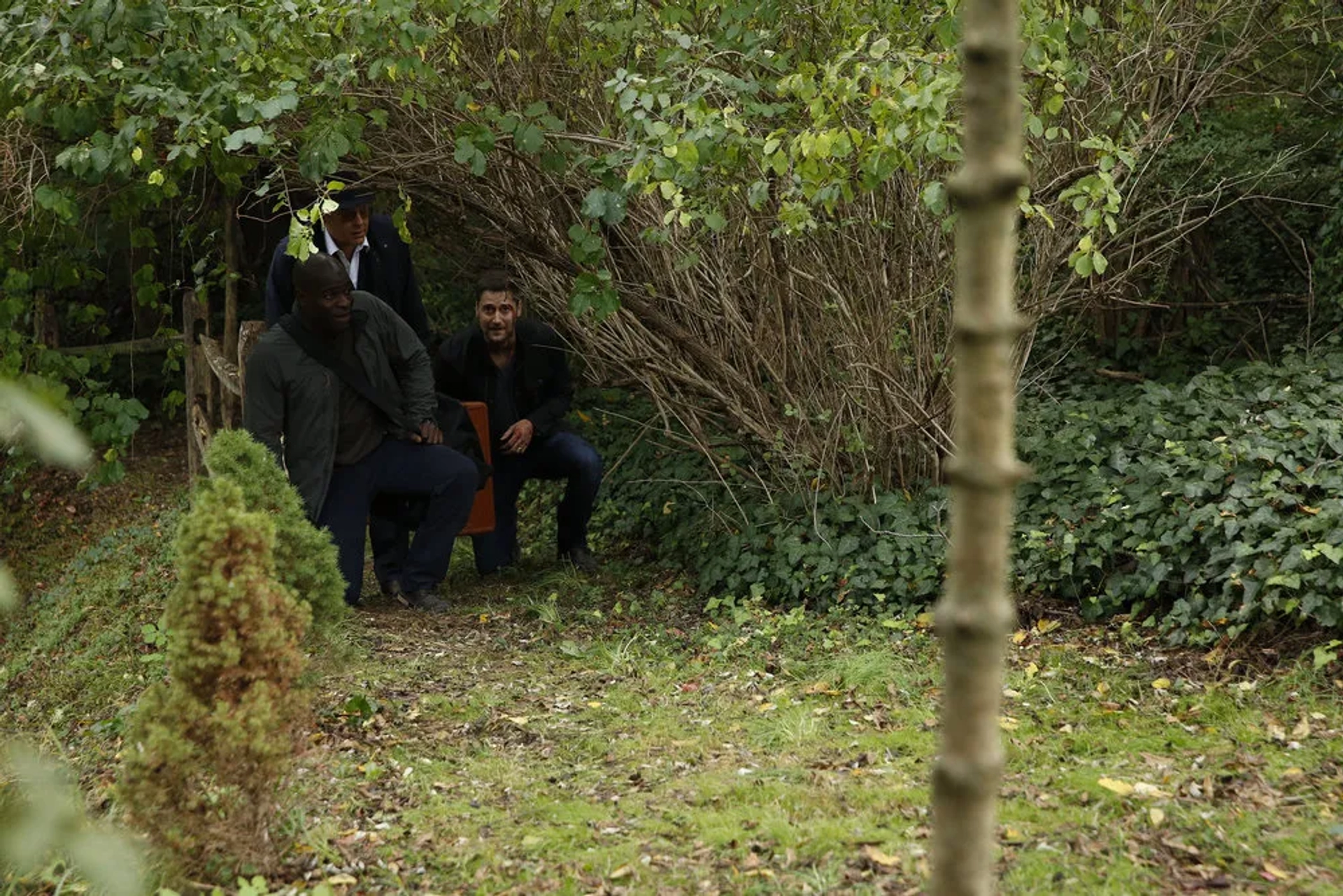 James Spader, Hisham Tawfiq, and Ryan Eggold in The Blacklist (2013)