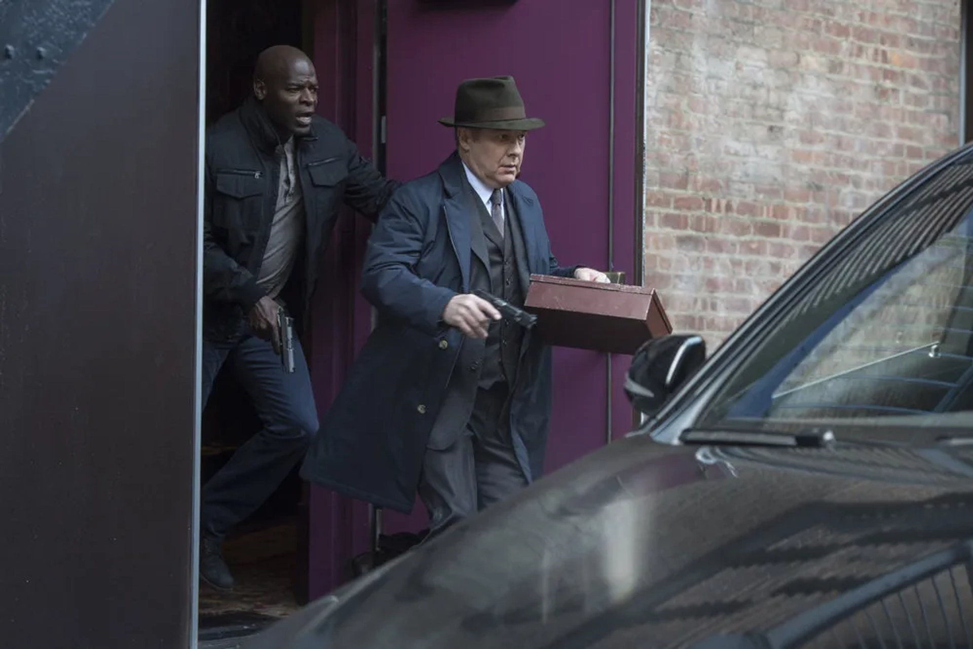 James Spader and Hisham Tawfiq in The Blacklist (2013)