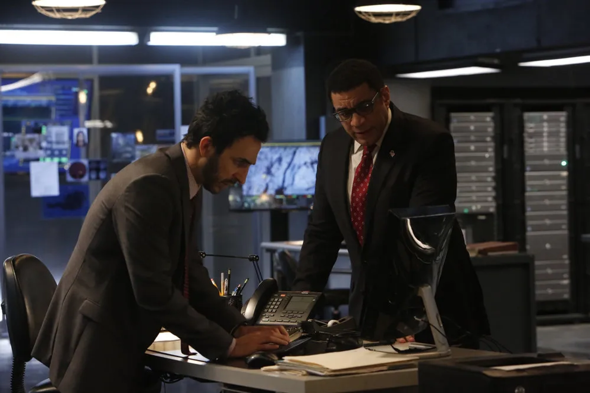 Harry Lennix and Amir Arison in The Blacklist (2013)