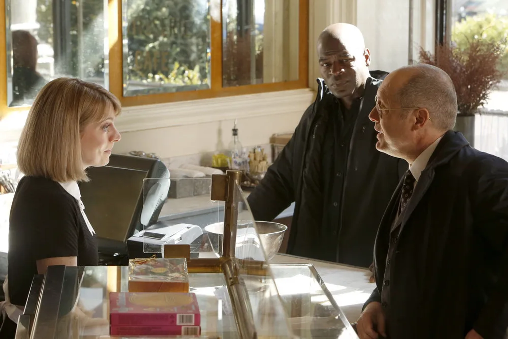 James Spader, Hisham Tawfiq, and Annie Hägg in The Blacklist (2013)