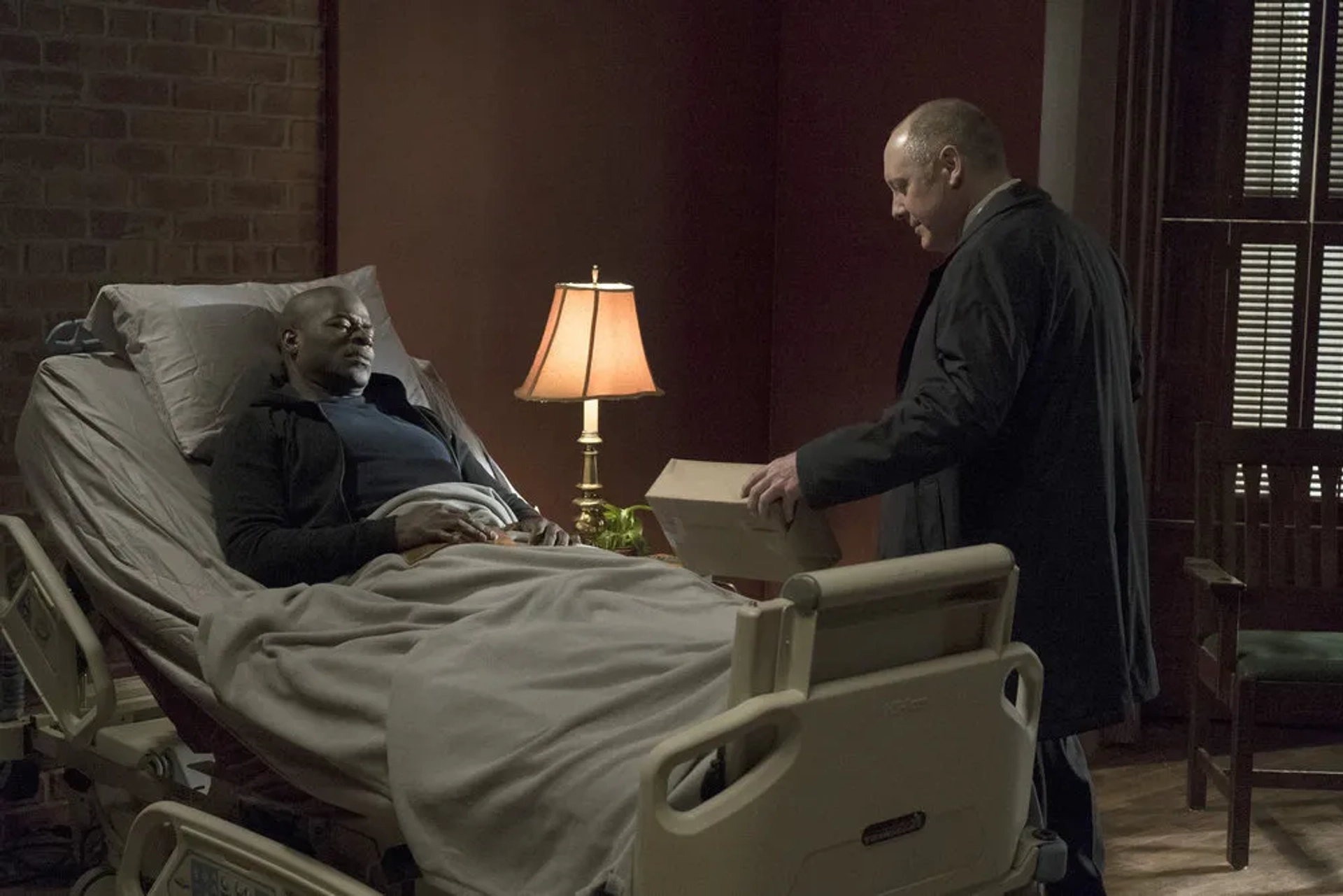 James Spader and Hisham Tawfiq in The Blacklist (2013)