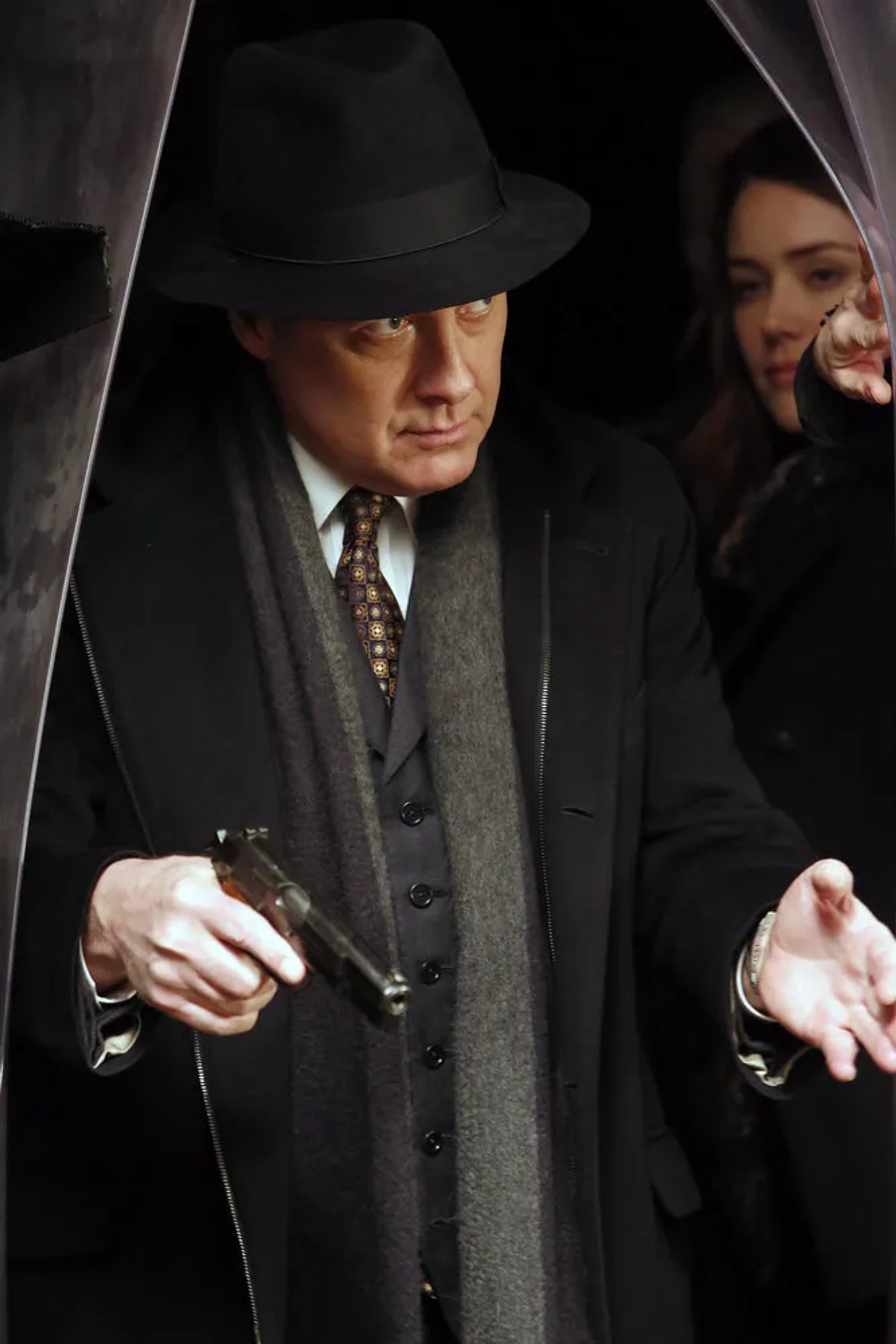 James Spader and Megan Boone in The Blacklist (2013)