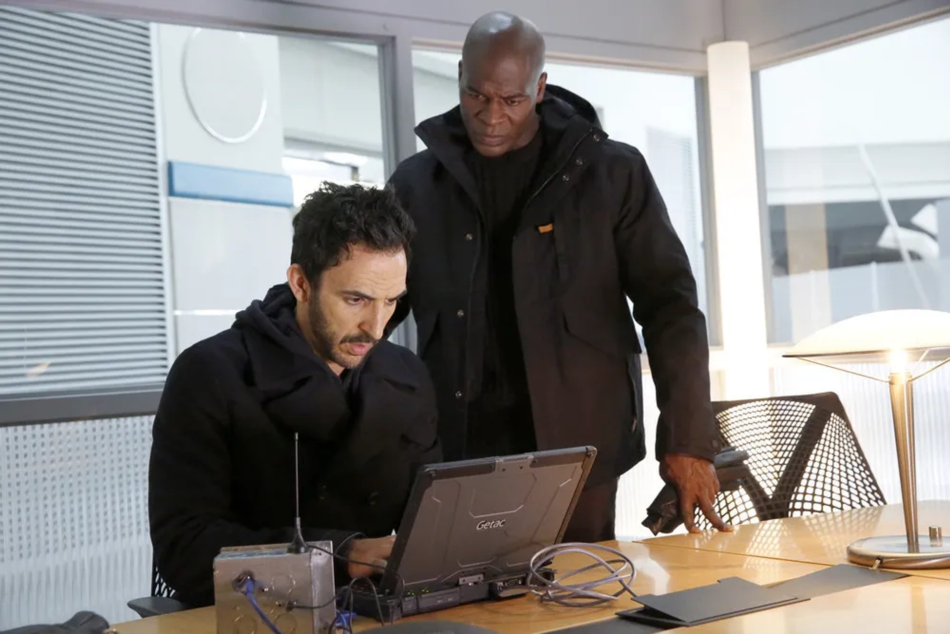 Hisham Tawfiq and Amir Arison in The Blacklist (2013)