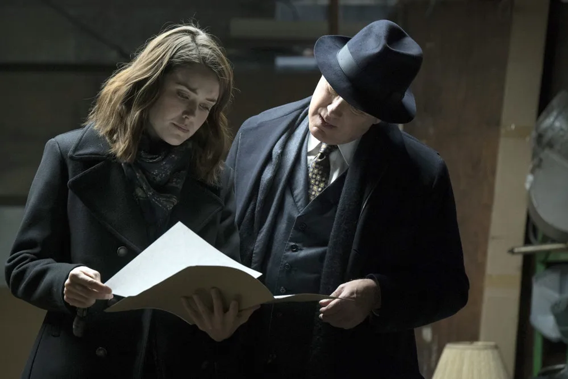 James Spader and Megan Boone in The Blacklist (2013)