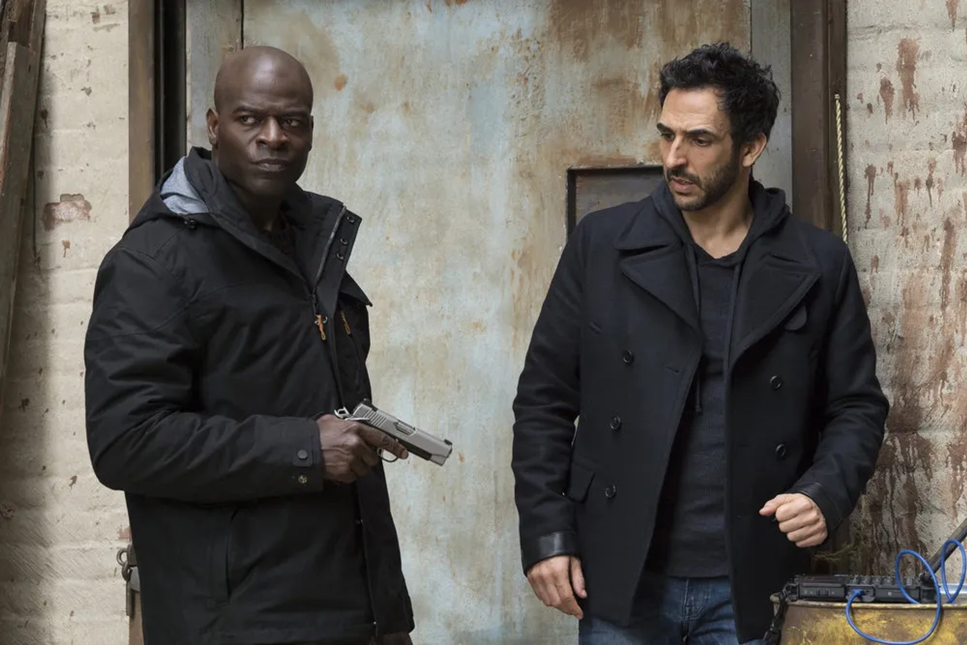 Hisham Tawfiq and Amir Arison in The Blacklist (2013)