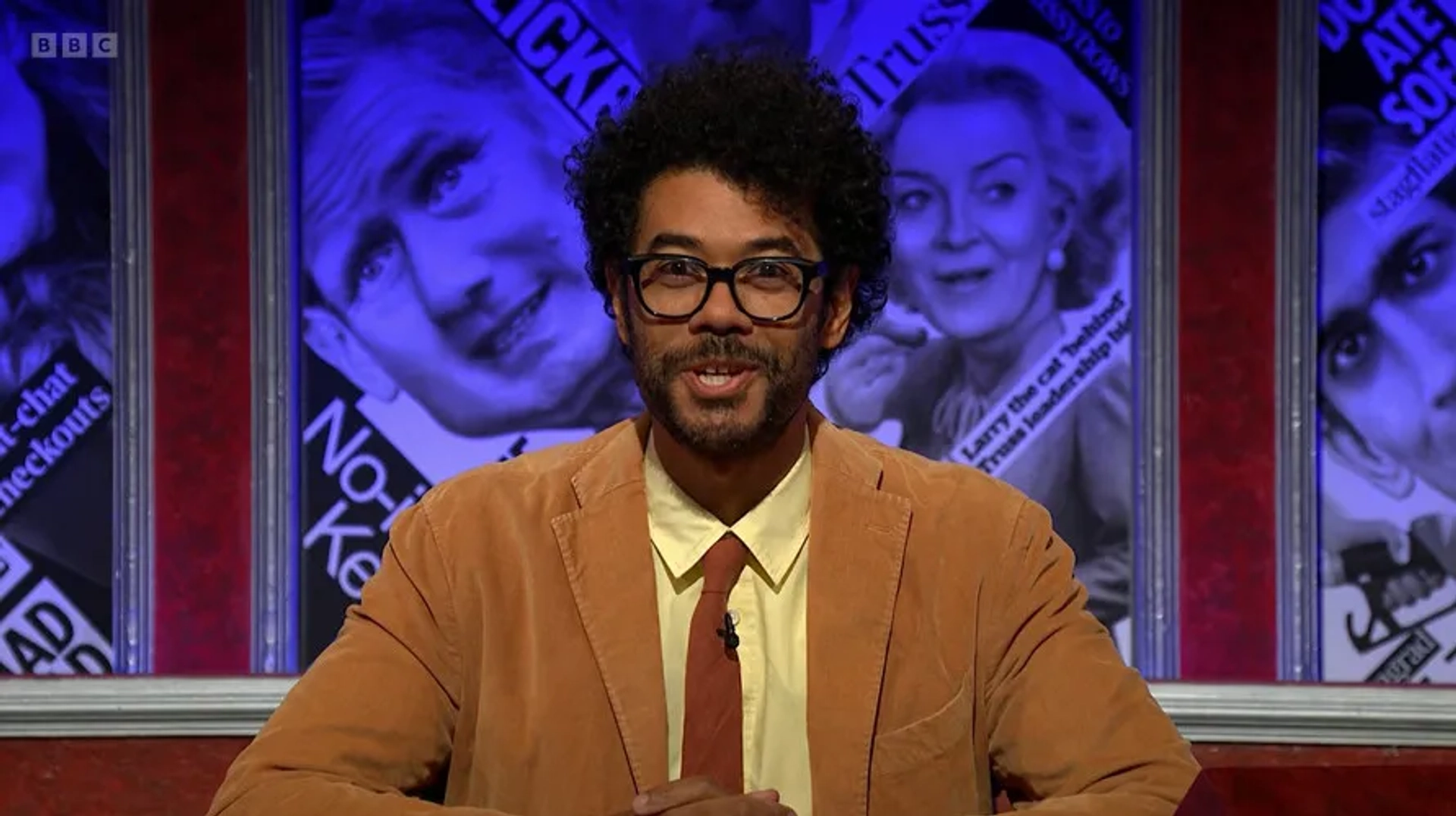 Richard Ayoade in Have I Got News for You (1990)