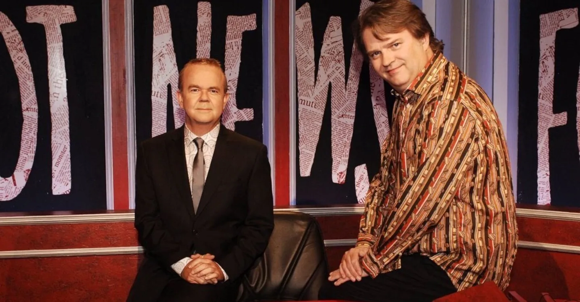 Ian Hislop and Paul Merton in Have I Got News for You (1990)