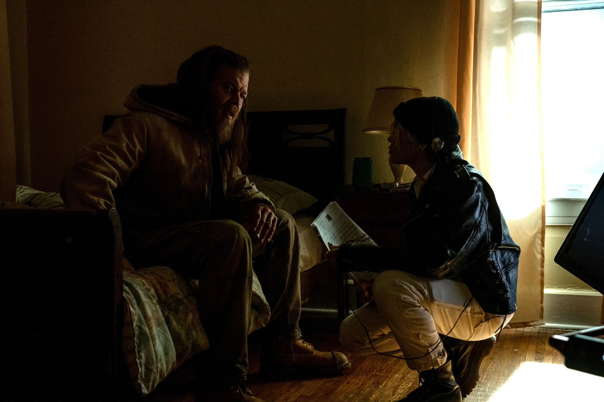 Ryan Hurst and Nadine Crocker in Desperation Road (2023)