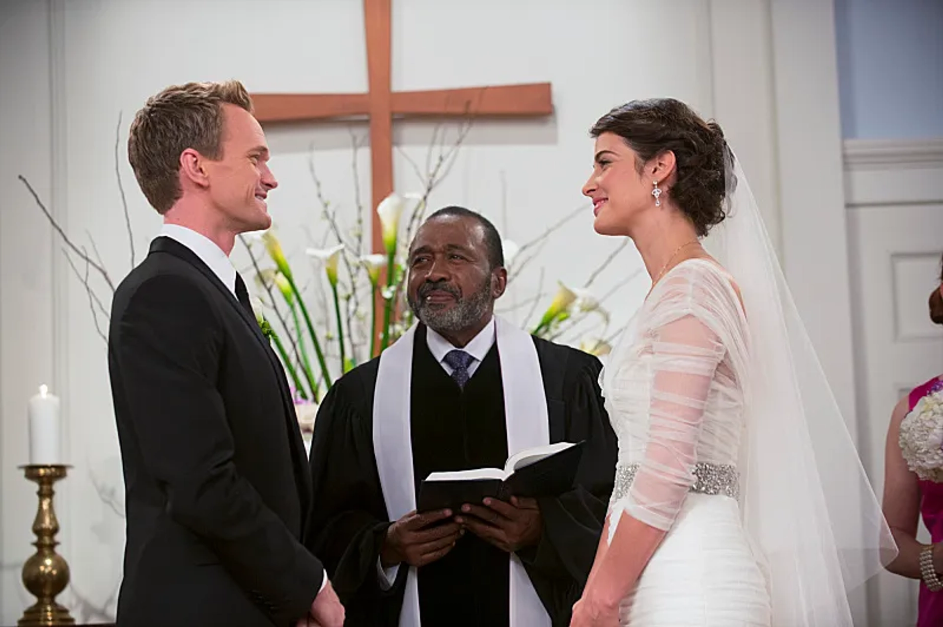 Neil Patrick Harris, Ben Vereen, and Cobie Smulders in How I Met Your Mother (2005)