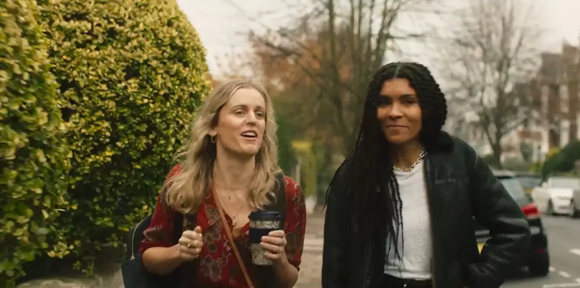 Denise Gough and Thalissa Teixeira in Too Close (2021)