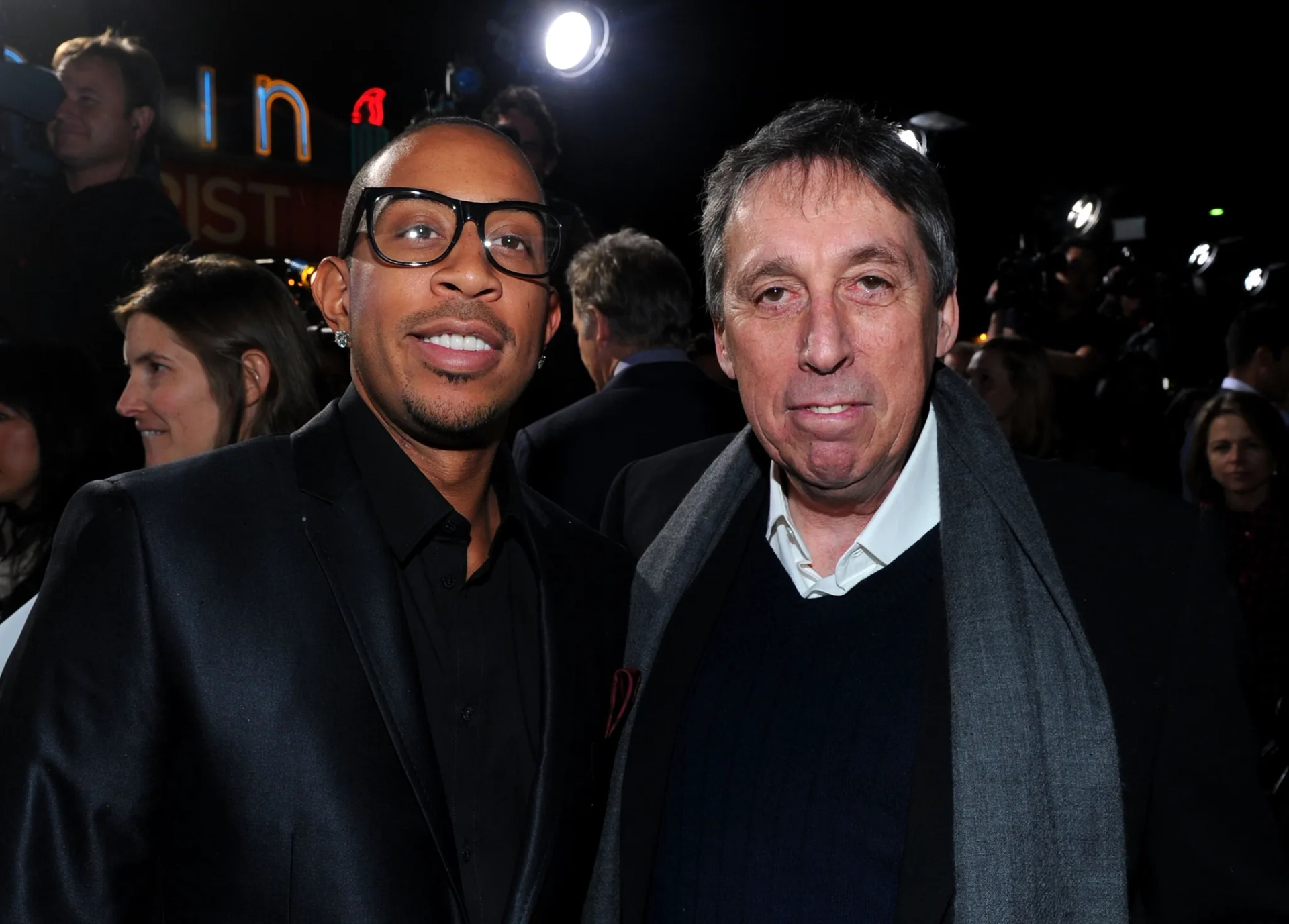 Ludacris and Ivan Reitman at an event for No Strings Attached (2011)