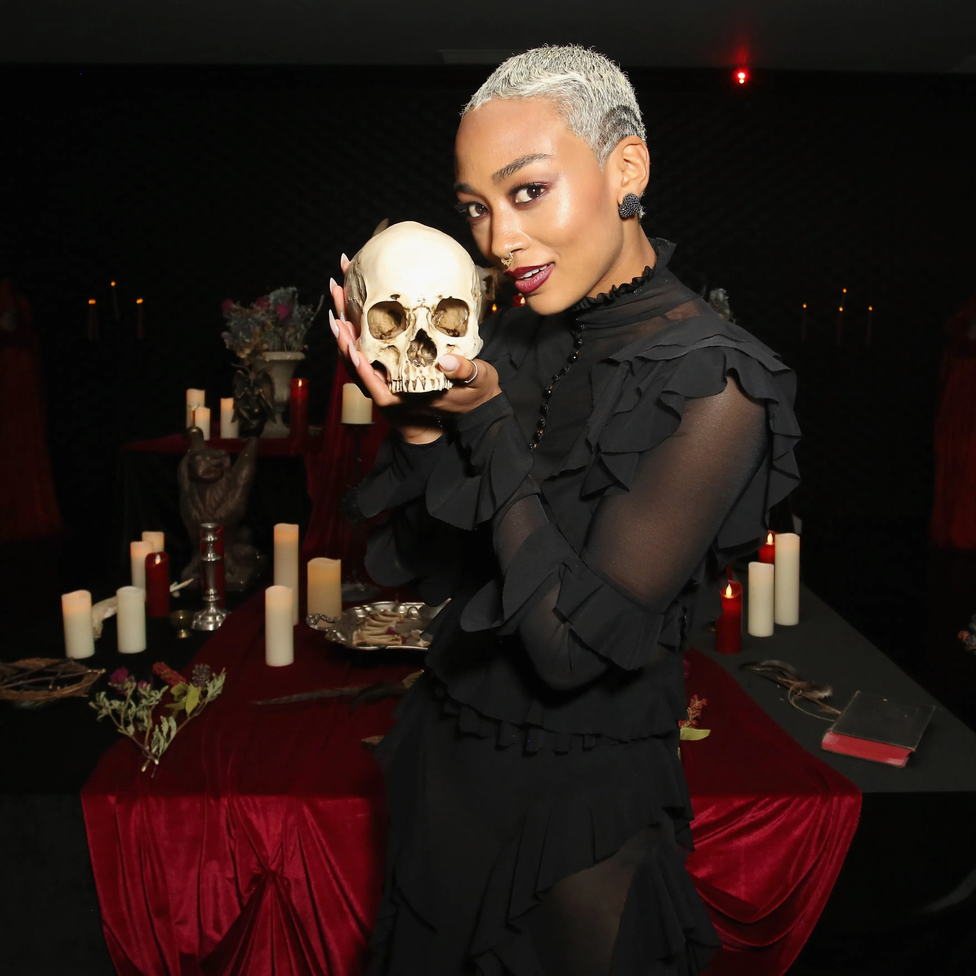 Tati Gabrielle at an event for Chilling Adventures of Sabrina (2018)