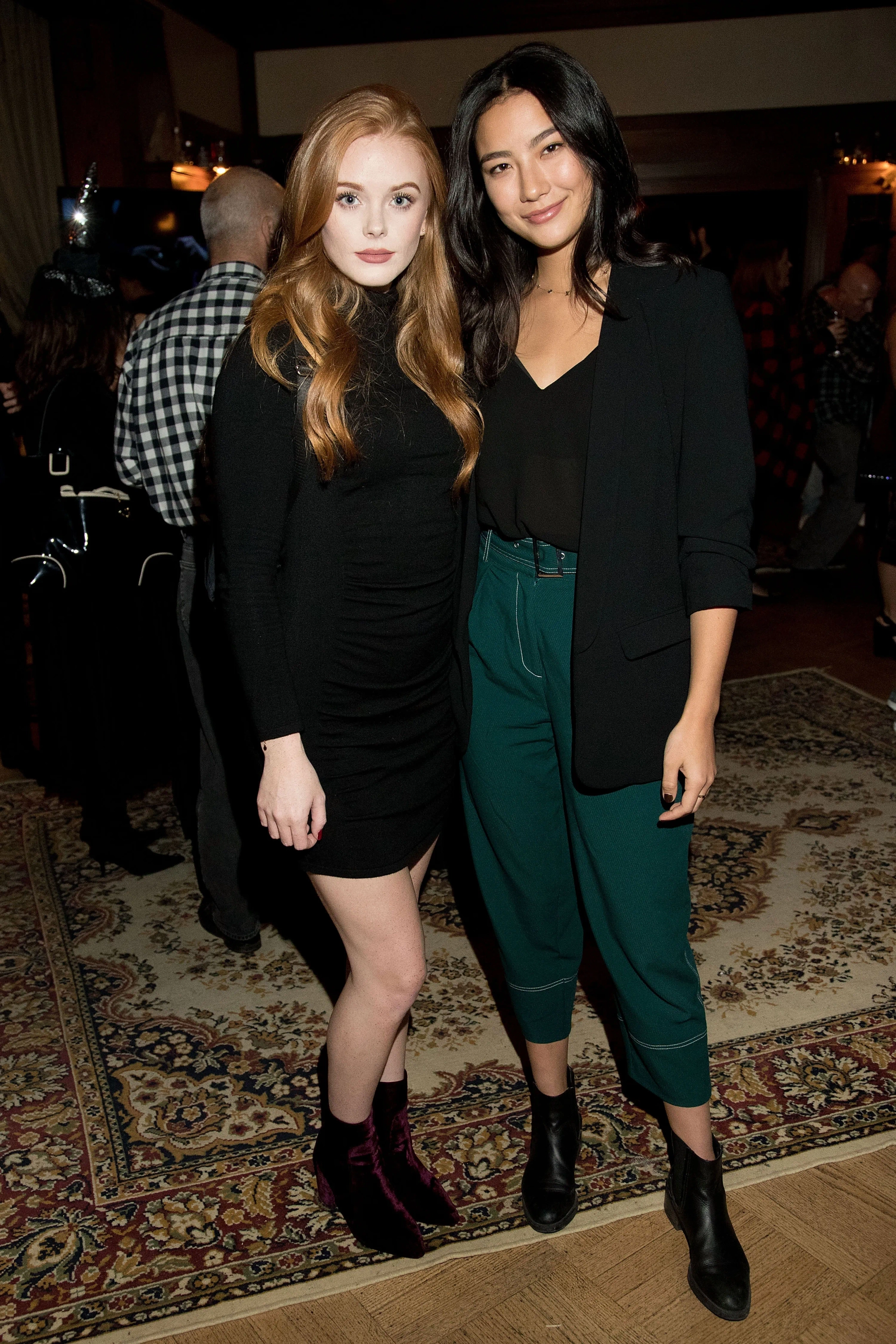 Abigail Cowen and Adeline Rudolph at an event for Chilling Adventures of Sabrina (2018)