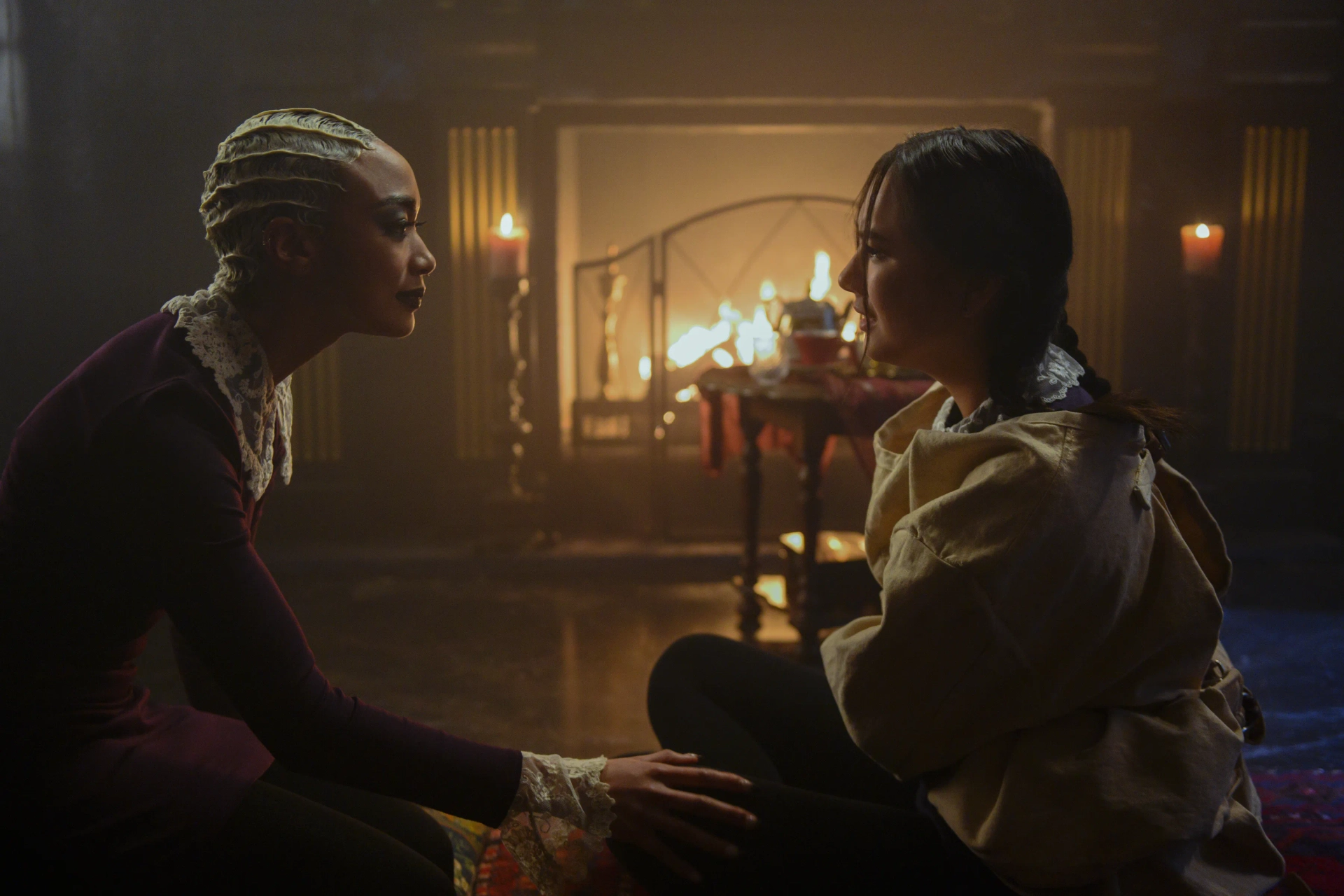 Tati Gabrielle and Adeline Rudolph in Chilling Adventures of Sabrina (2018)