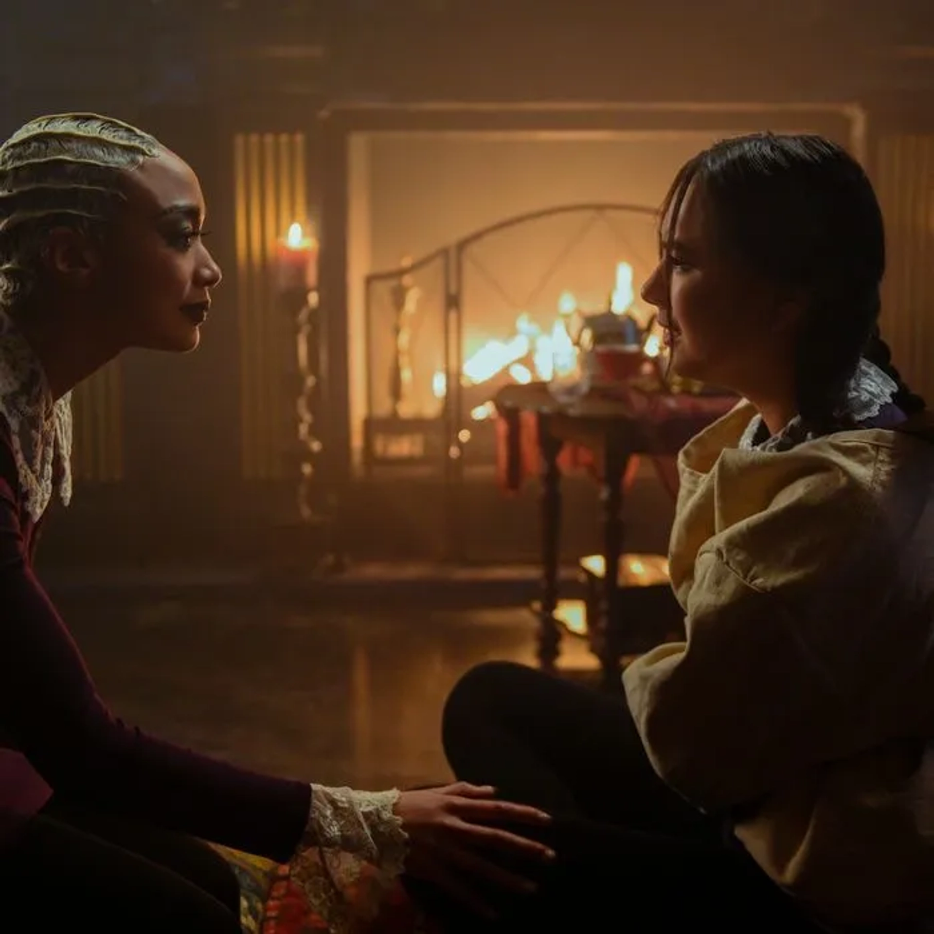 Tati Gabrielle and Adeline Rudolph in Chilling Adventures of Sabrina (2018)