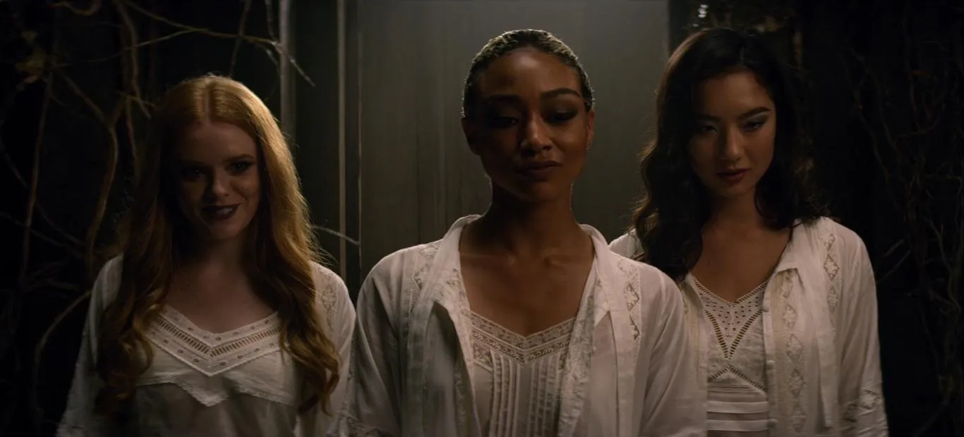 Tati Gabrielle, Abigail Cowen, and Adeline Rudolph in Chilling Adventures of Sabrina (2018)