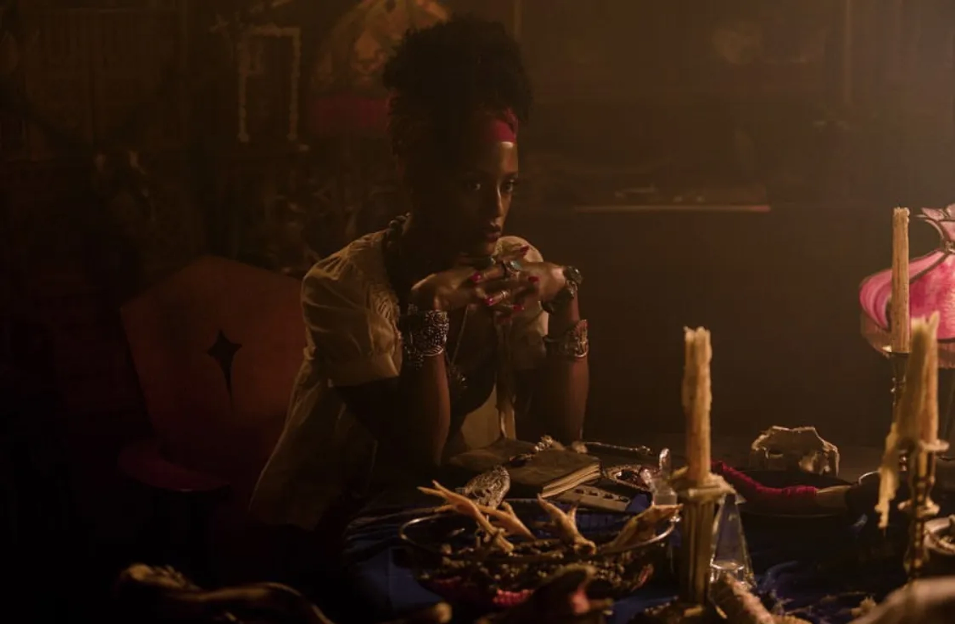 Skye P. Marshall as Mambo Marie in Chilling Adventures of Sabrina, Part 3 on Netflix