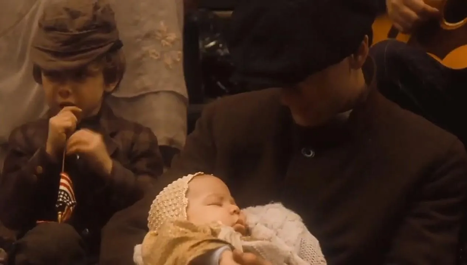 Robert De Niro and Roman Coppola in The Godfather Part II (1974)