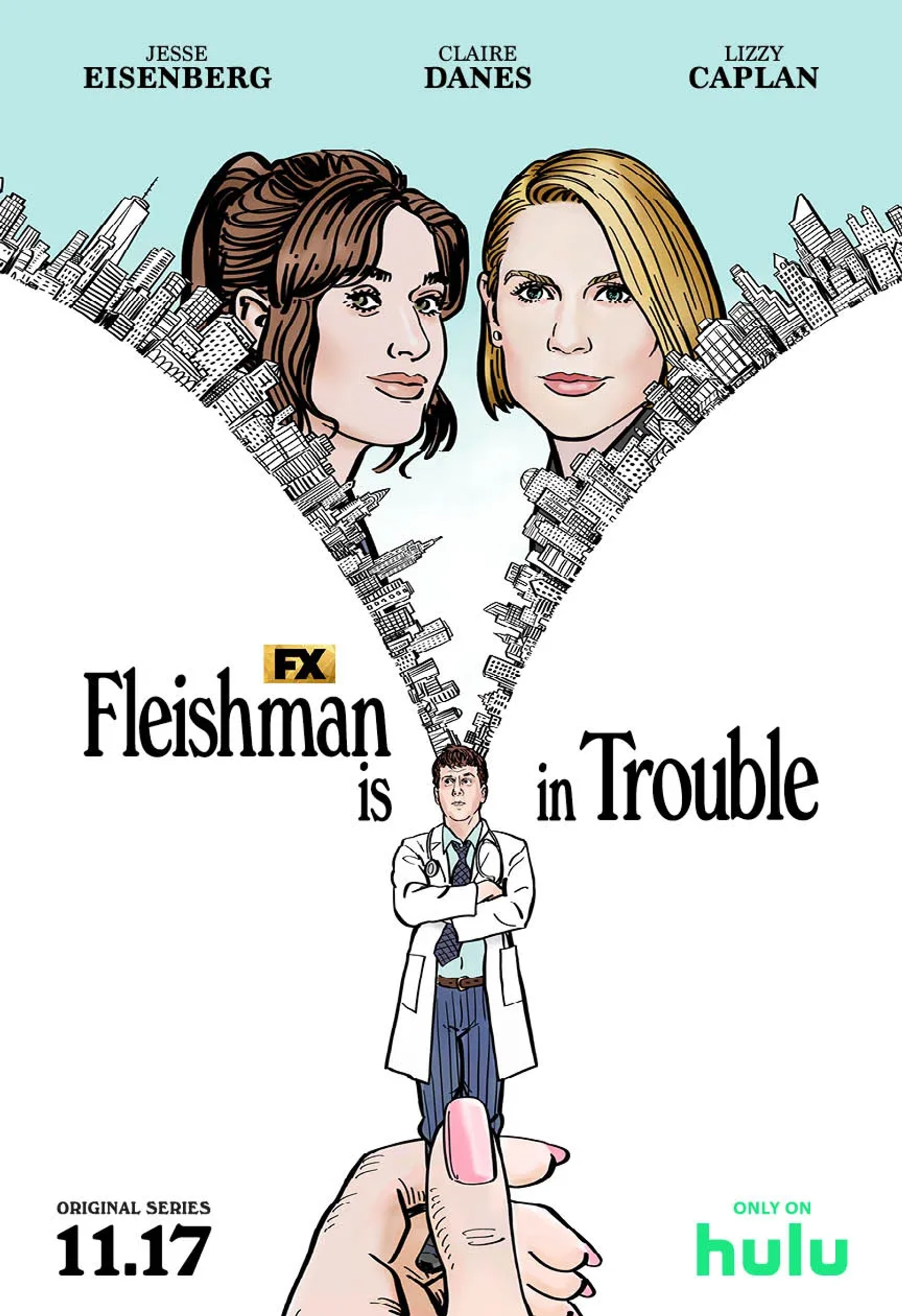 Claire Danes and Lizzy Caplan in Fleishman Is in Trouble (2022)