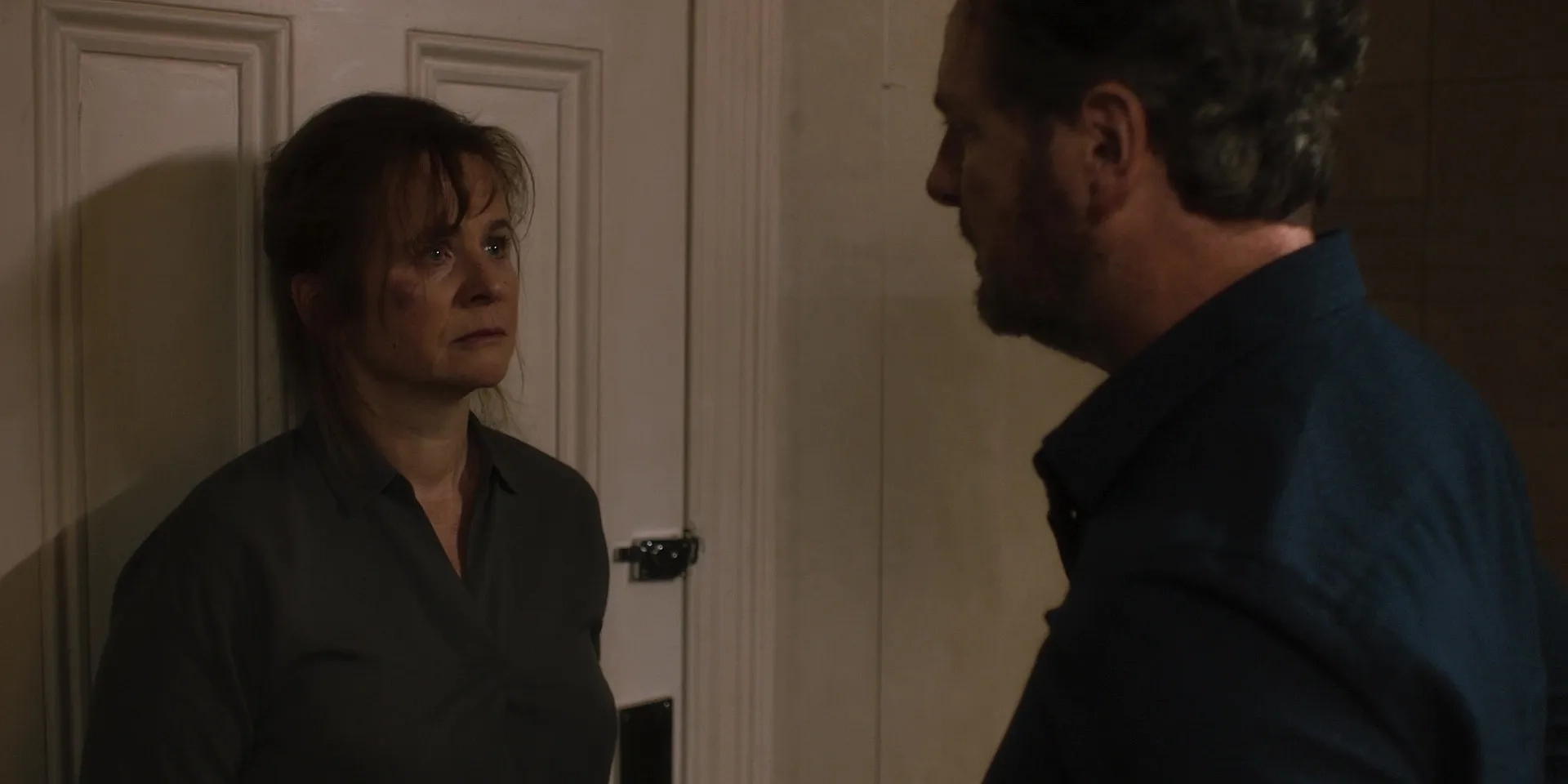 Emily Watson and Risteard Cooper in Too Close (2021)