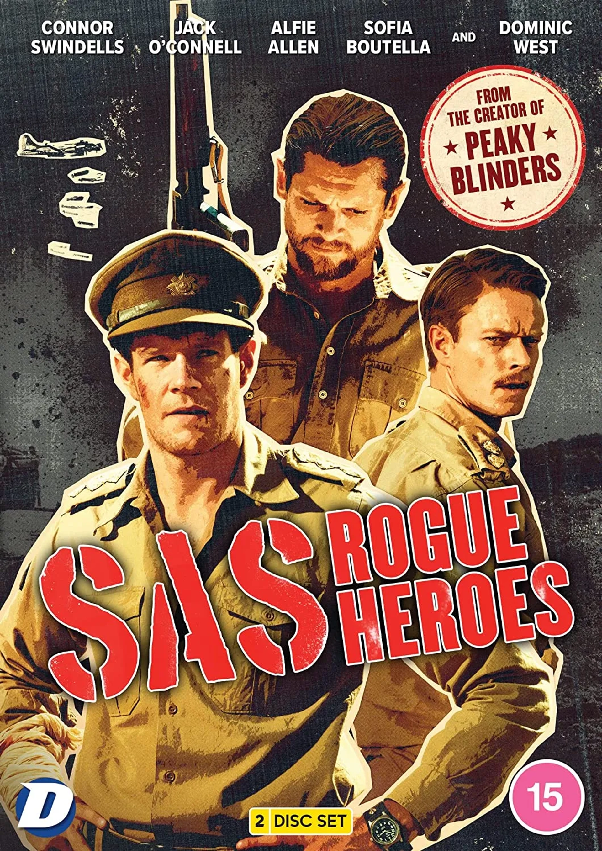 Alfie Allen, Jack O'Connell, and Connor Swindells in Rogue Heroes (2022)