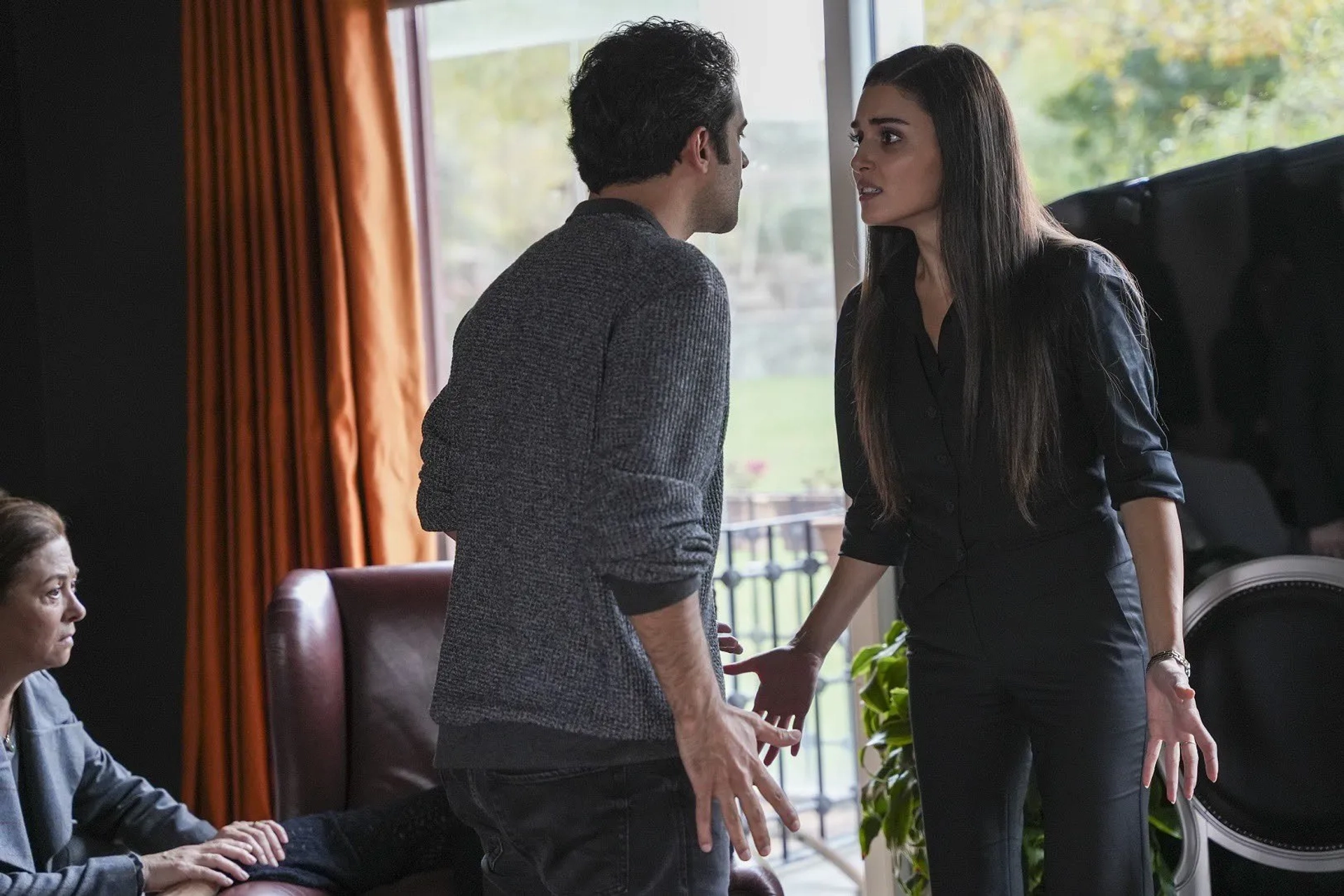 Ugur Uzunel and Hande Erçel in Another Love (2023)