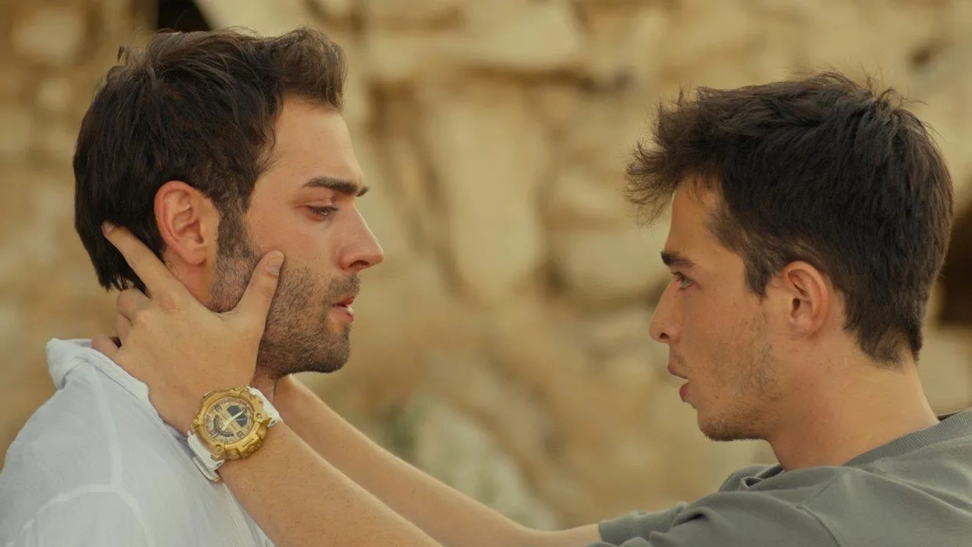 Burak Berkay Akgül and Can Bartu Aslan in Sapphire (2023)