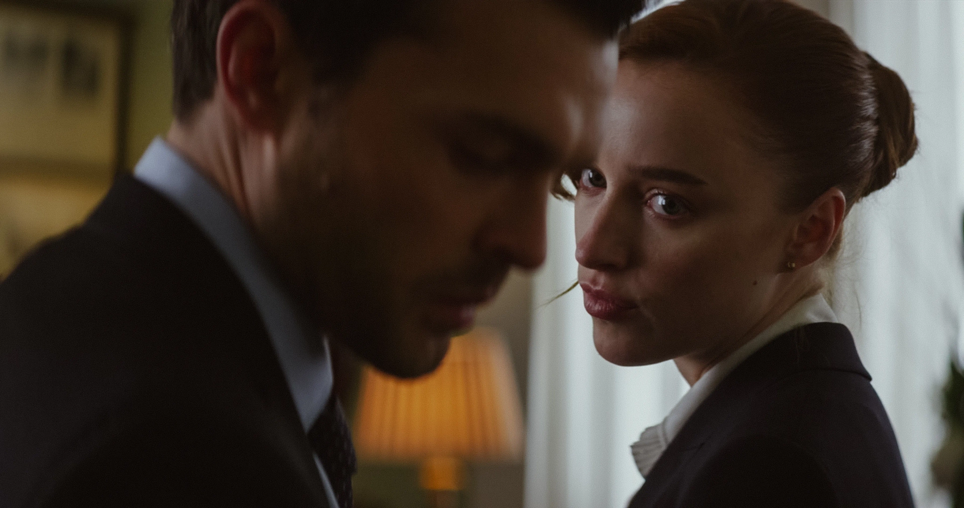 Alden Ehrenreich and Phoebe Dynevor in Fair Play (2023)