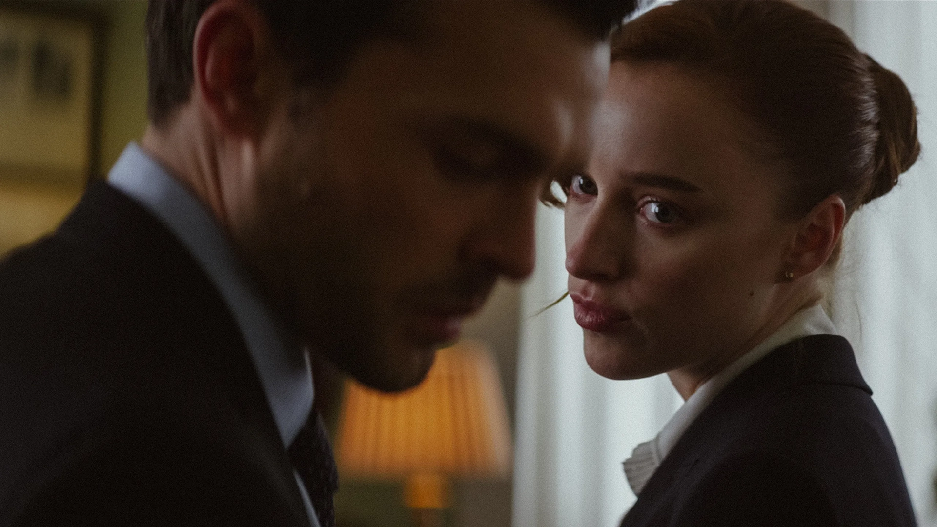 Alden Ehrenreich and Phoebe Dynevor in Fair Play (2023)