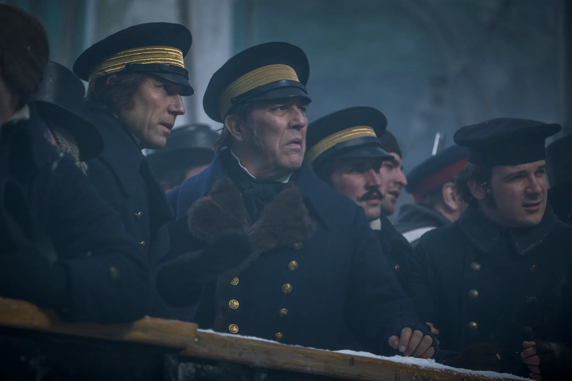 Ciarán Hinds and Tobias Menzies in The Terror (2018)