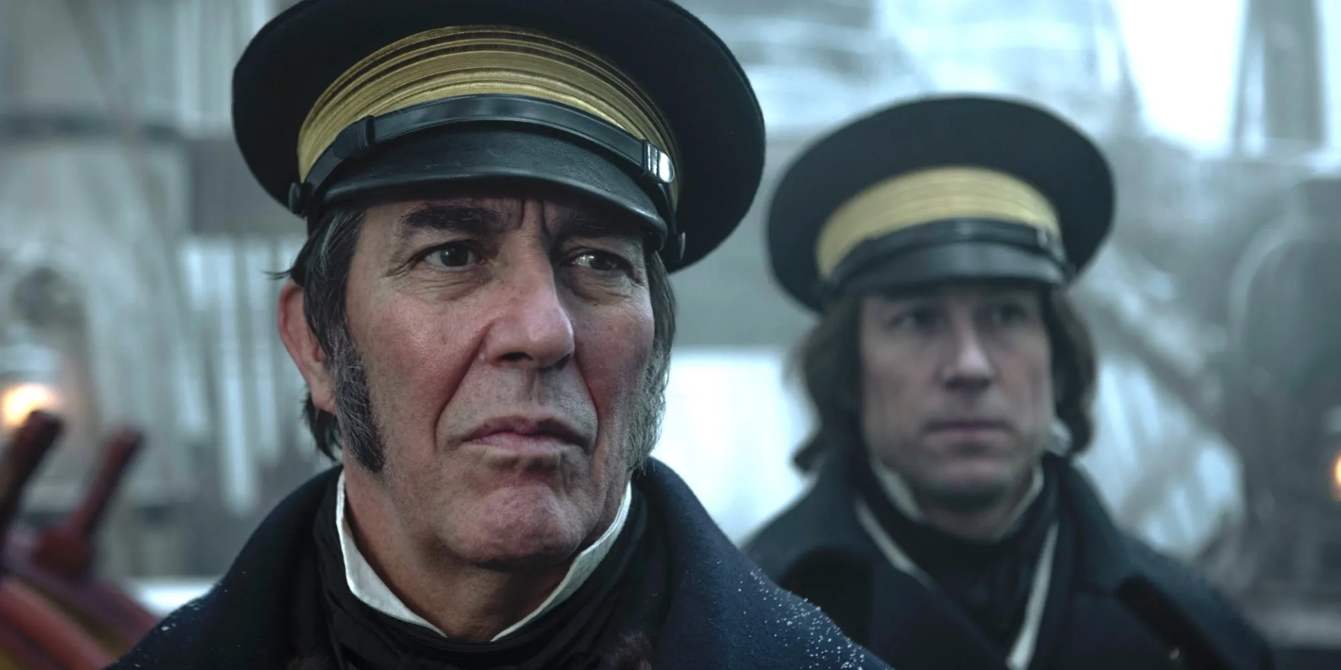 Ciarán Hinds and Tobias Menzies in The Terror (2018)