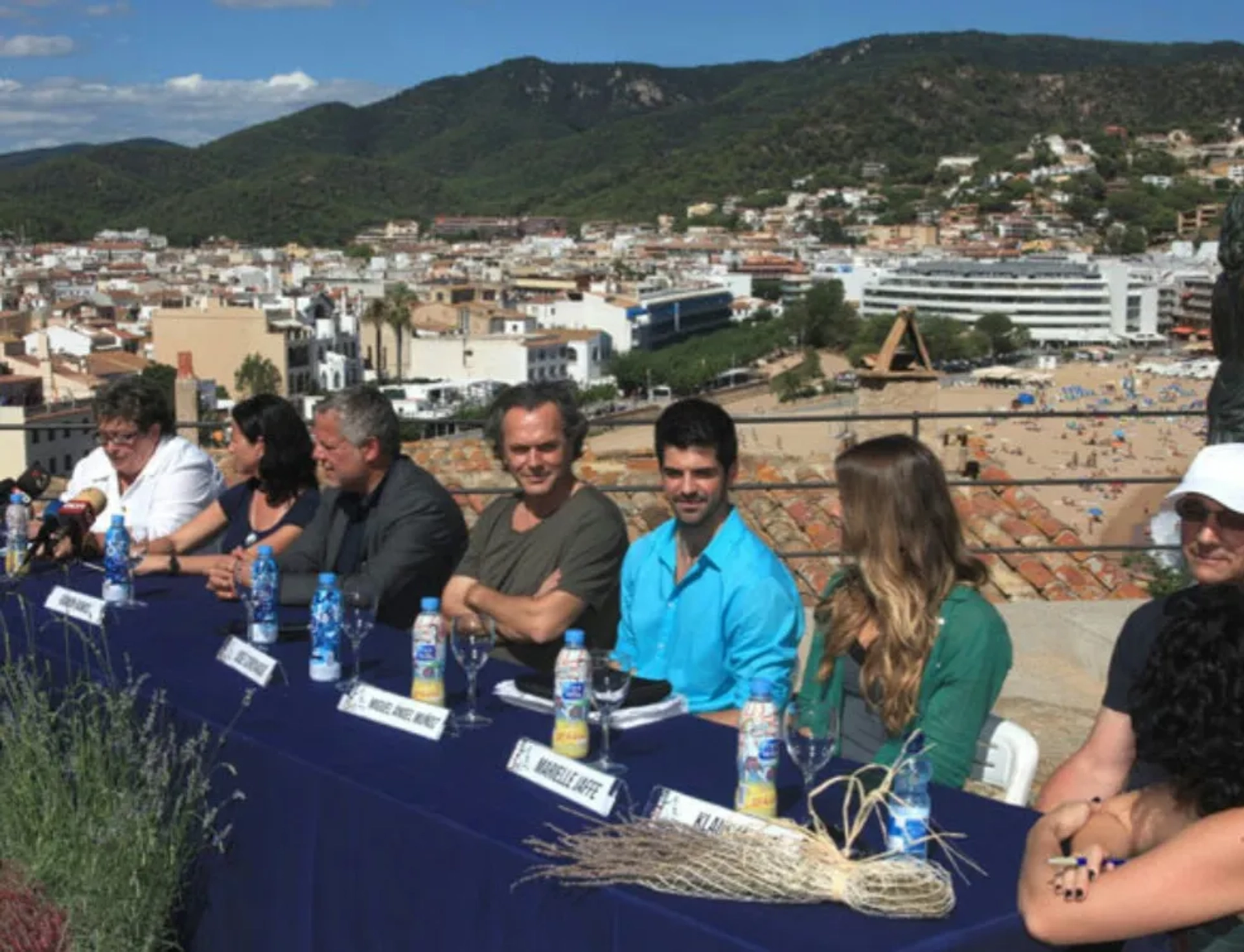 Jose Coronado, Klaus Menzel, Miguel Ángel Muñoz, and Marielle Jaffe at an event for What About Love (2013)