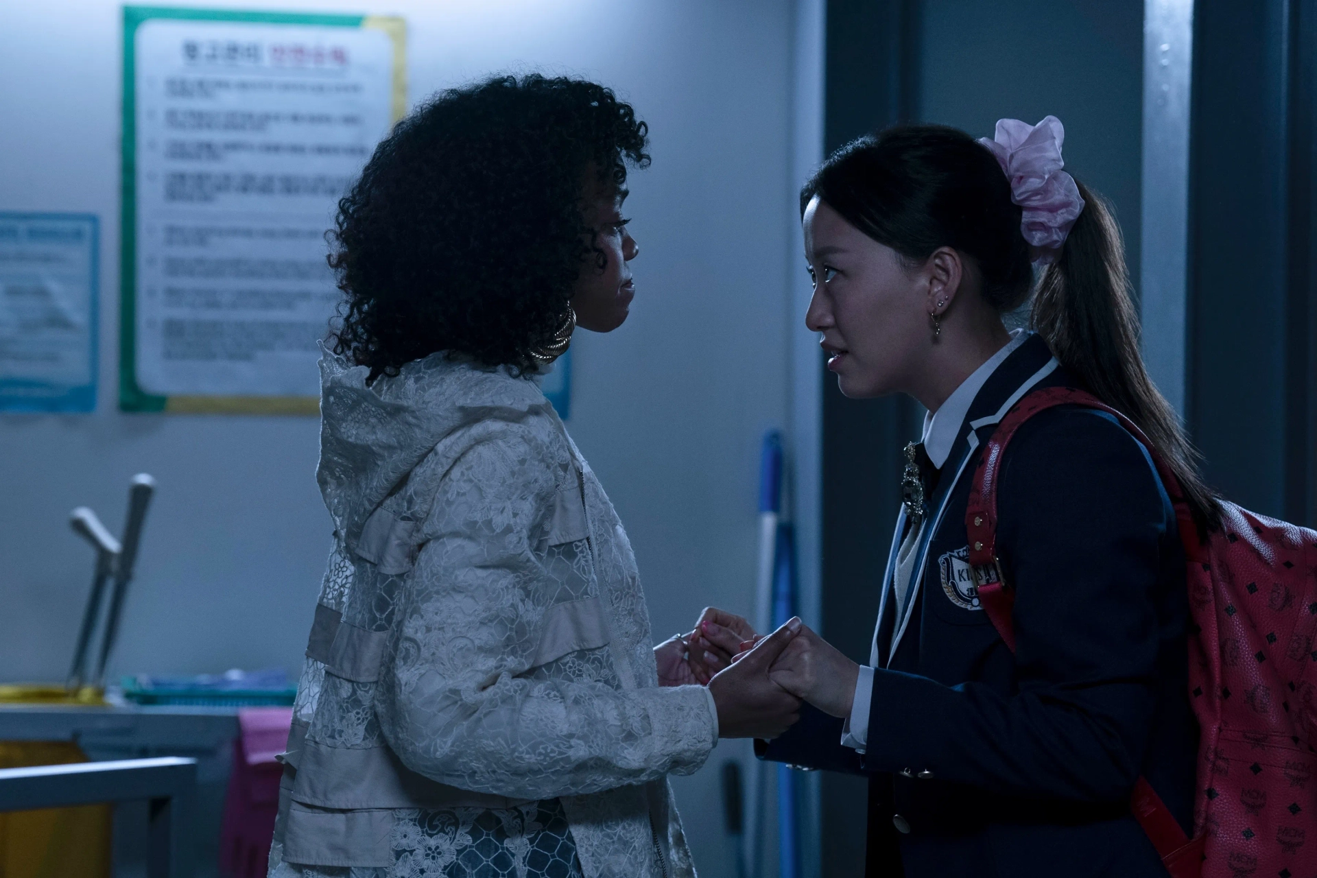 Gia Kim and Regan Aliyah in XO, Kitty (2023)