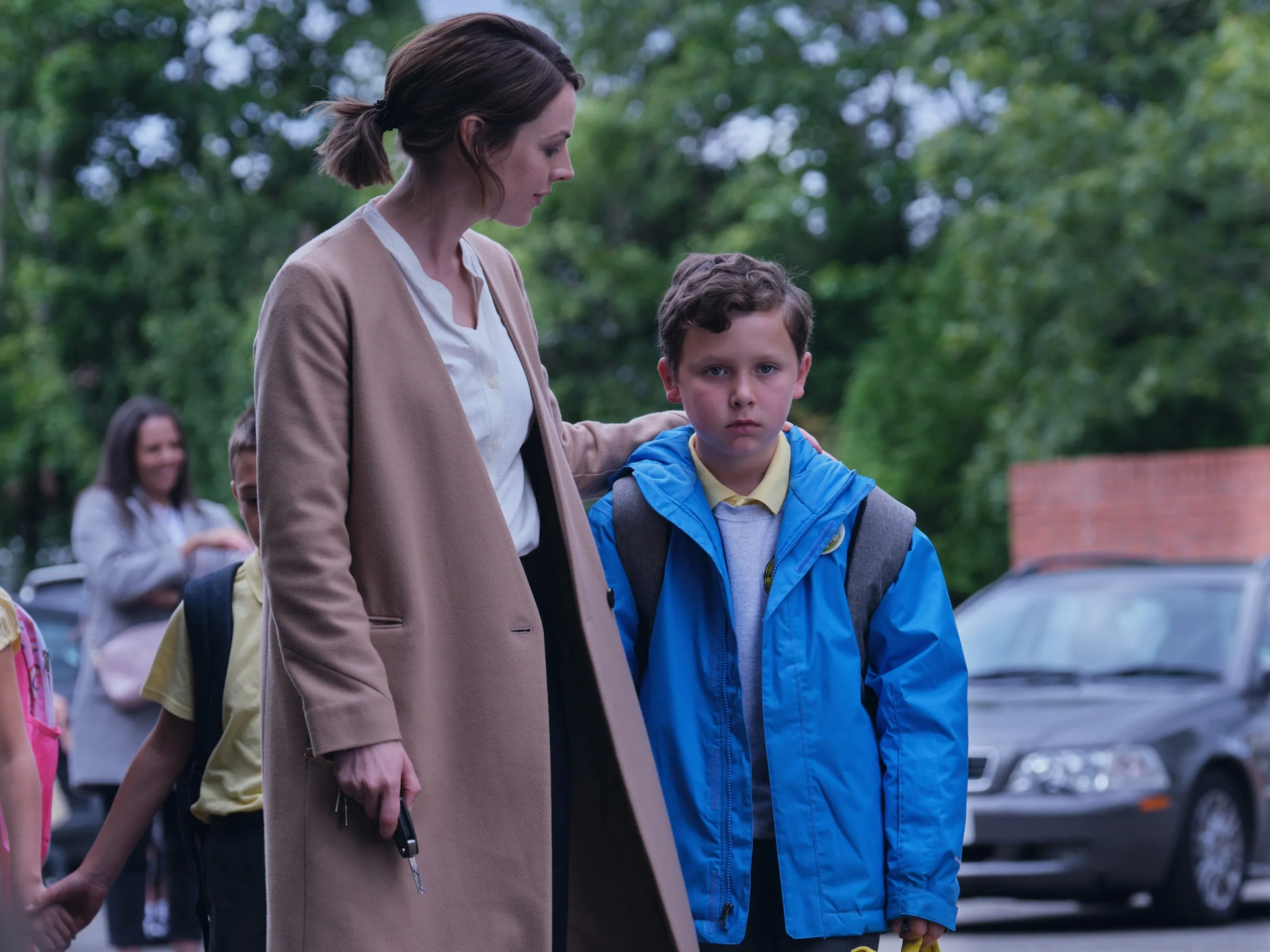 Benjamin Chivers and Jessica Raine in The Devil's Hour (2022)