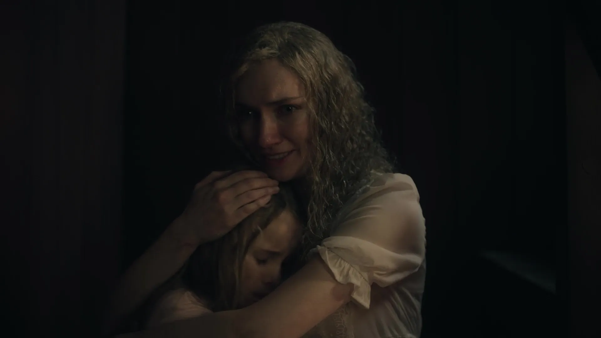 Cecilia Blair and Kim Allan in The Devil's Hour (2022)