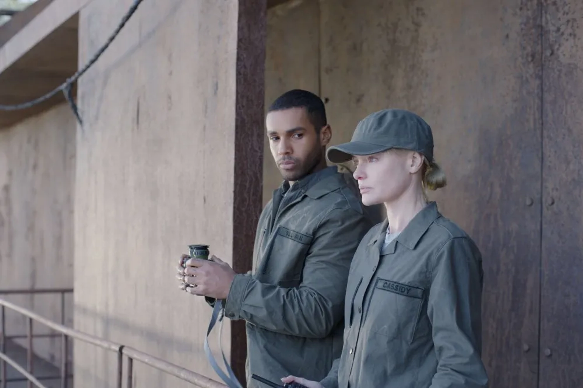 Kate Bosworth and Lucien Laviscount in Last Sentinel (2023)