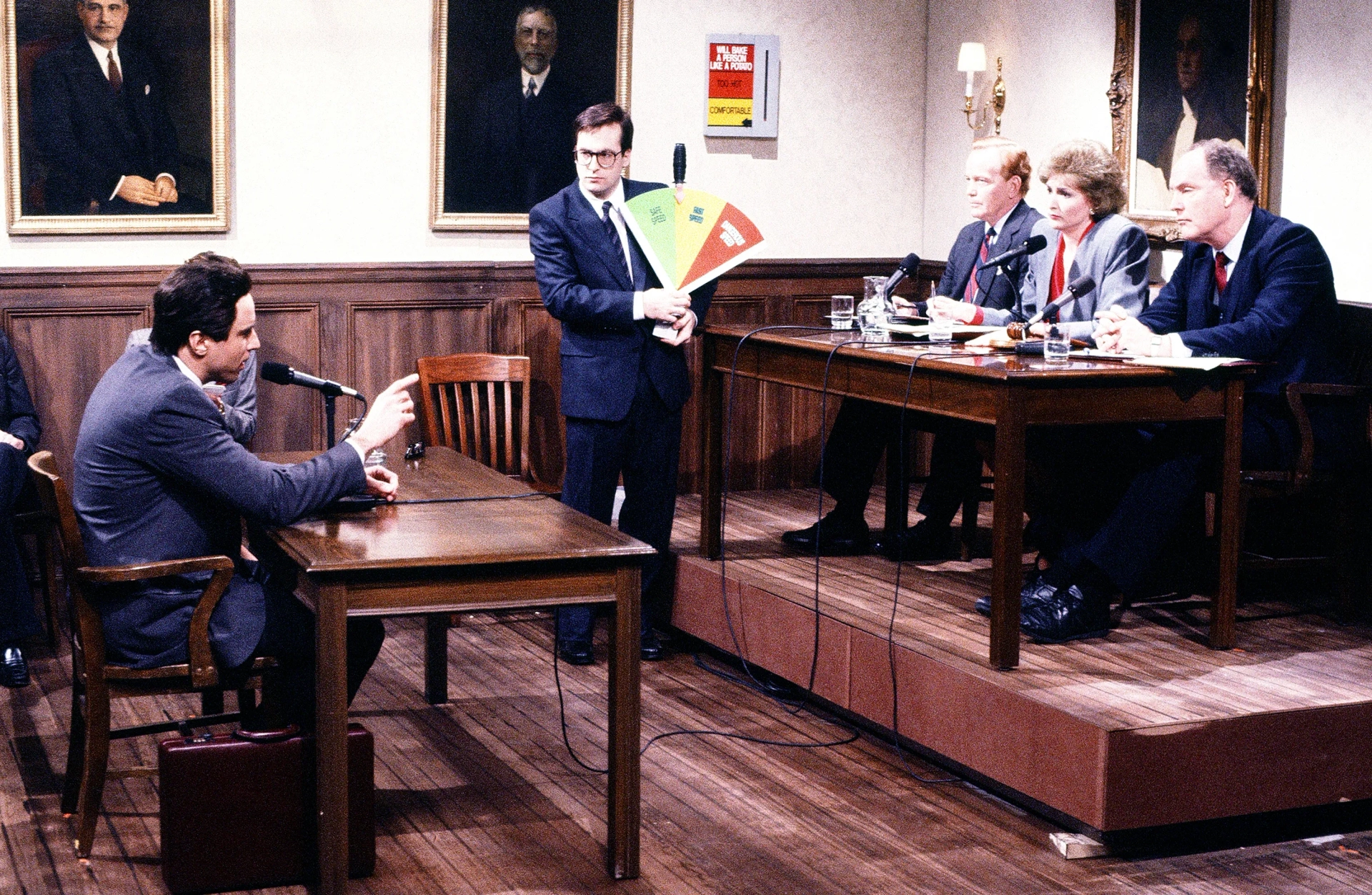 Nora Dunn, Kevin Nealon, and Bob Odenkirk in Saturday Night Live (1975)