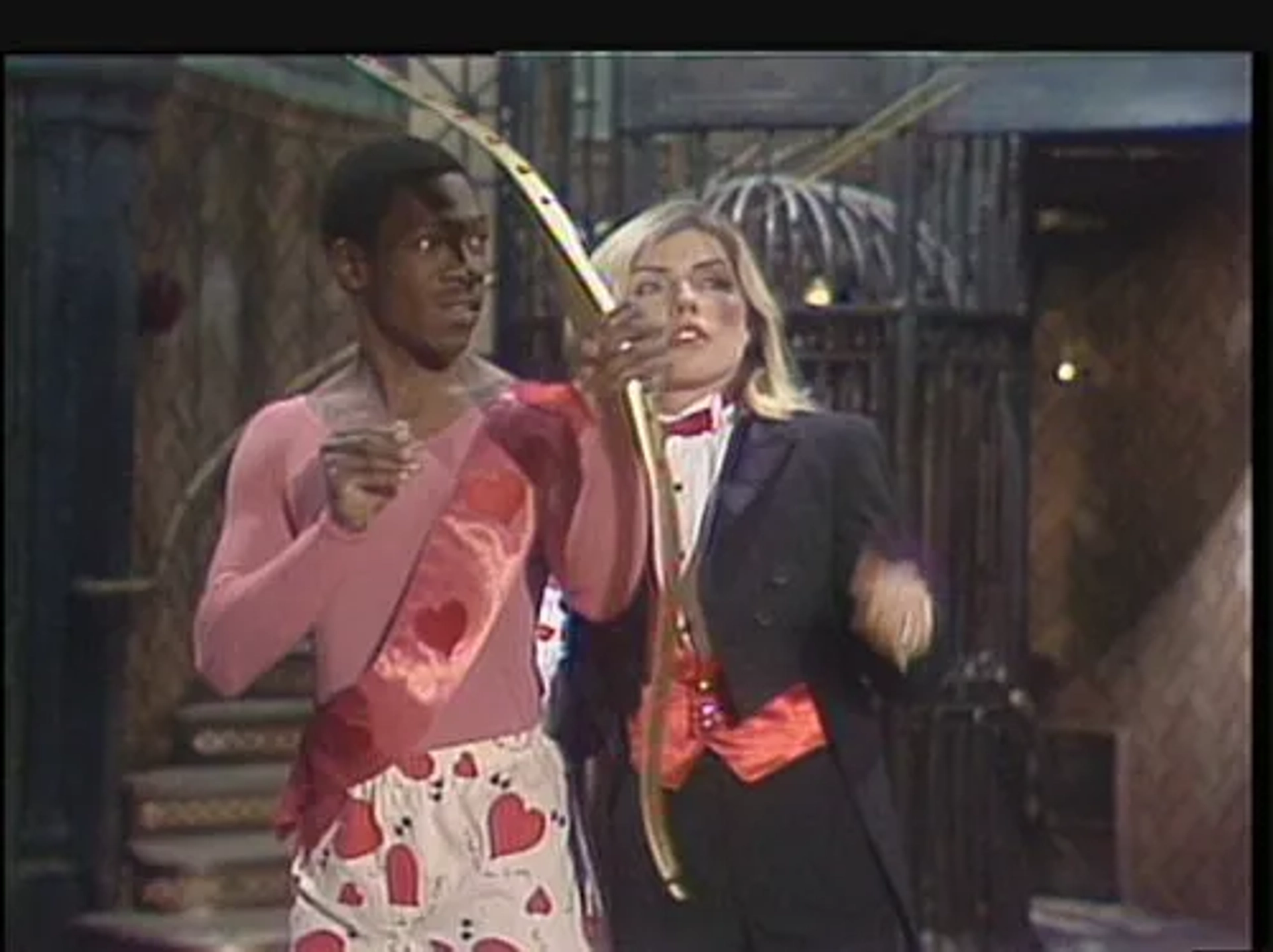 Eddie Murphy and Debbie Harry in Saturday Night Live (1975)