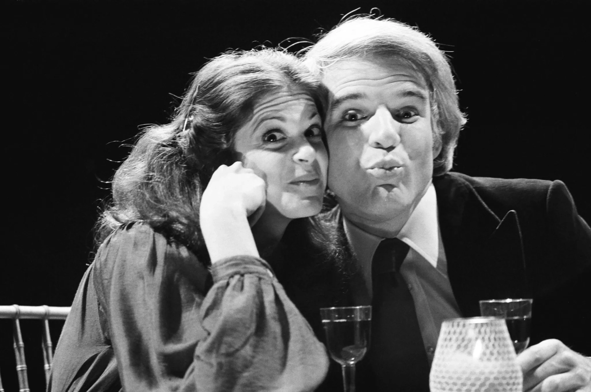 Steve Martin and Gilda Radner in Saturday Night Live (1975)