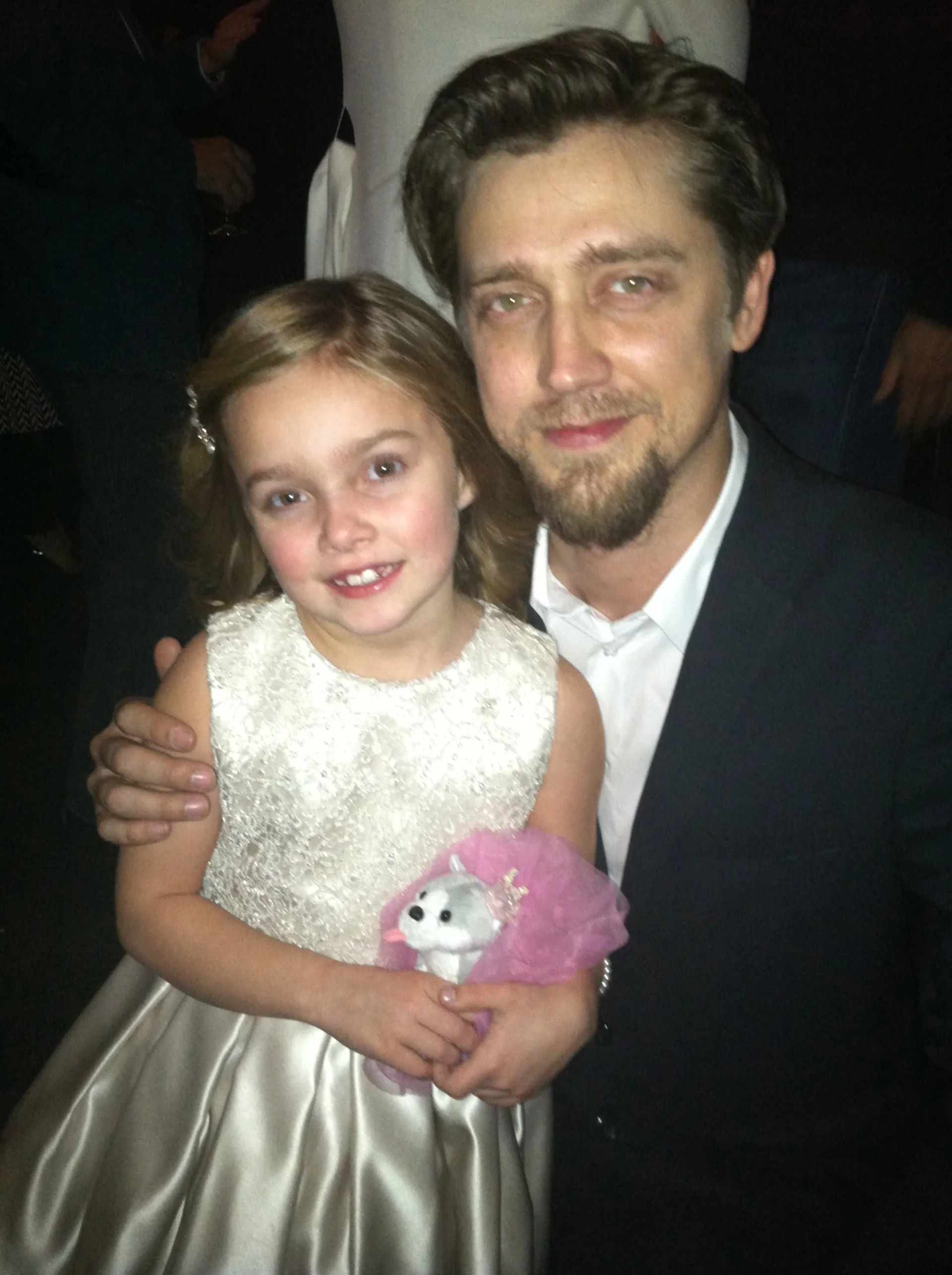 Morgan with Director/Writer Andy Muschietti