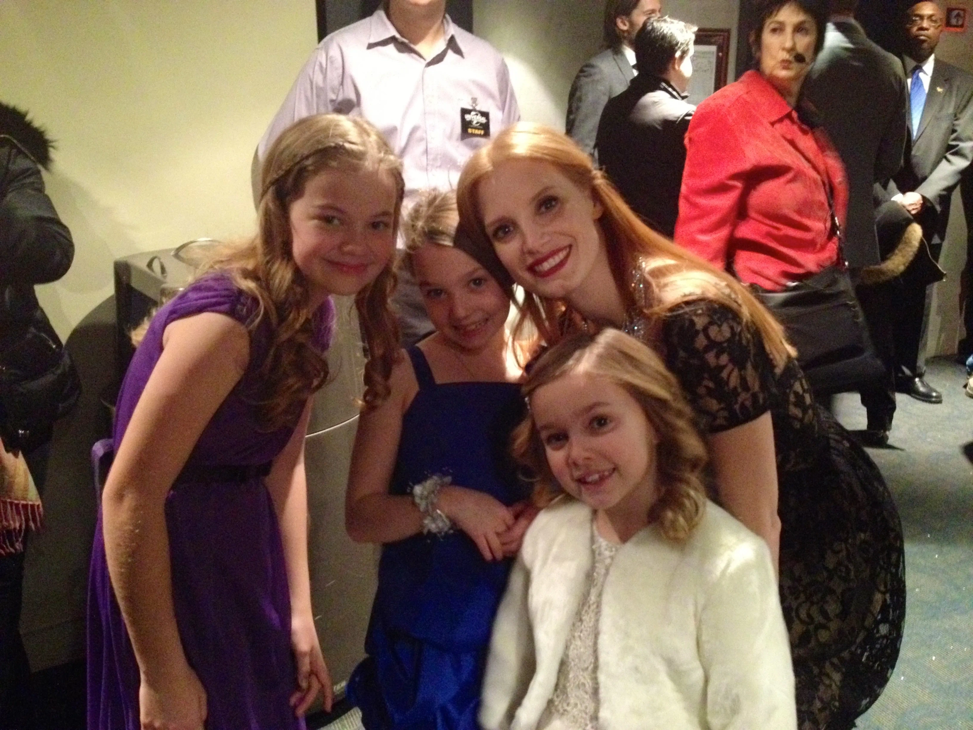 Megan Charpentier, Isabelle Nelisse, Jessica Chastain and Morgan McGarry