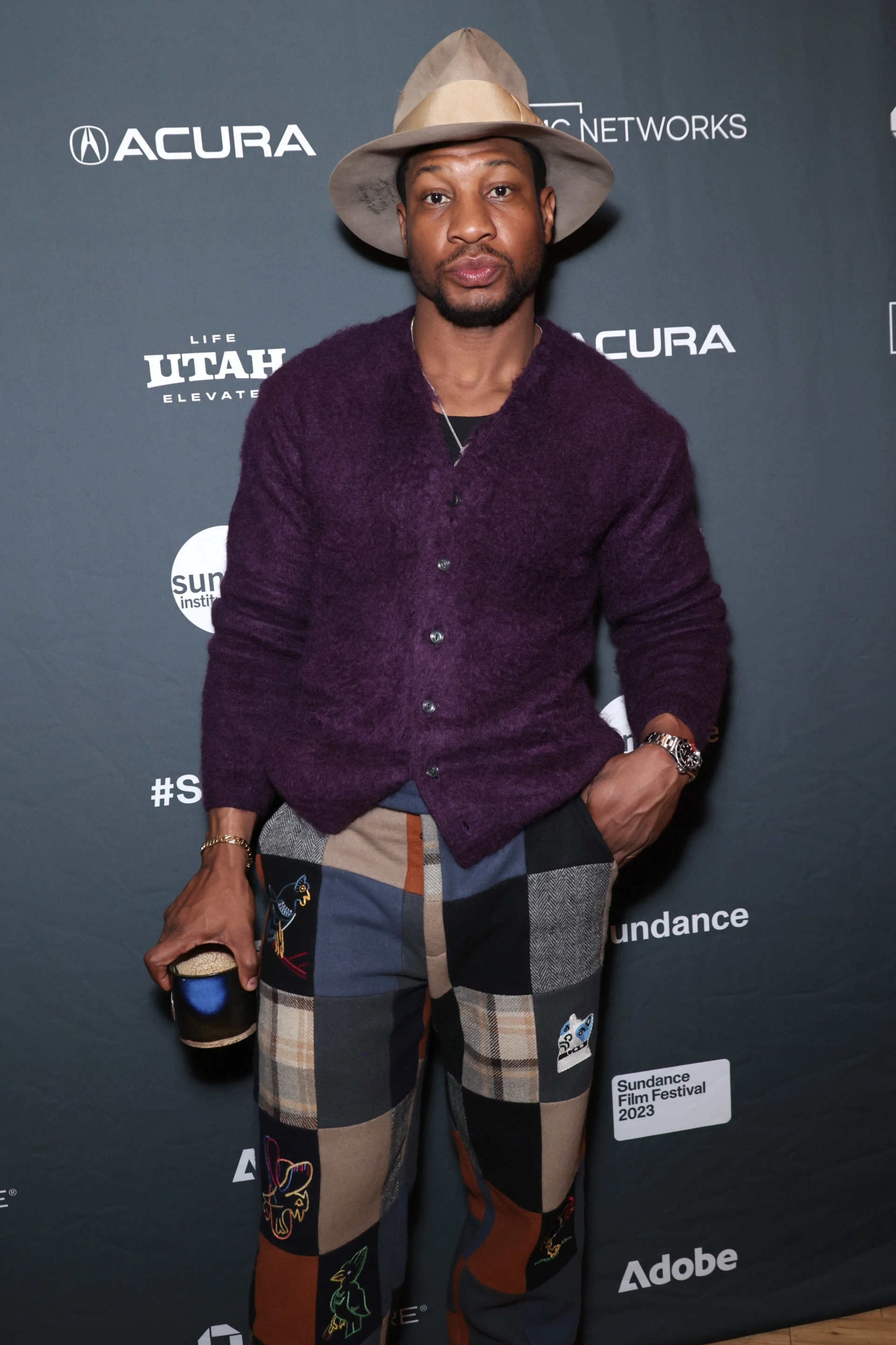 Jonathan Majors at an event for Magazine Dreams (2023)