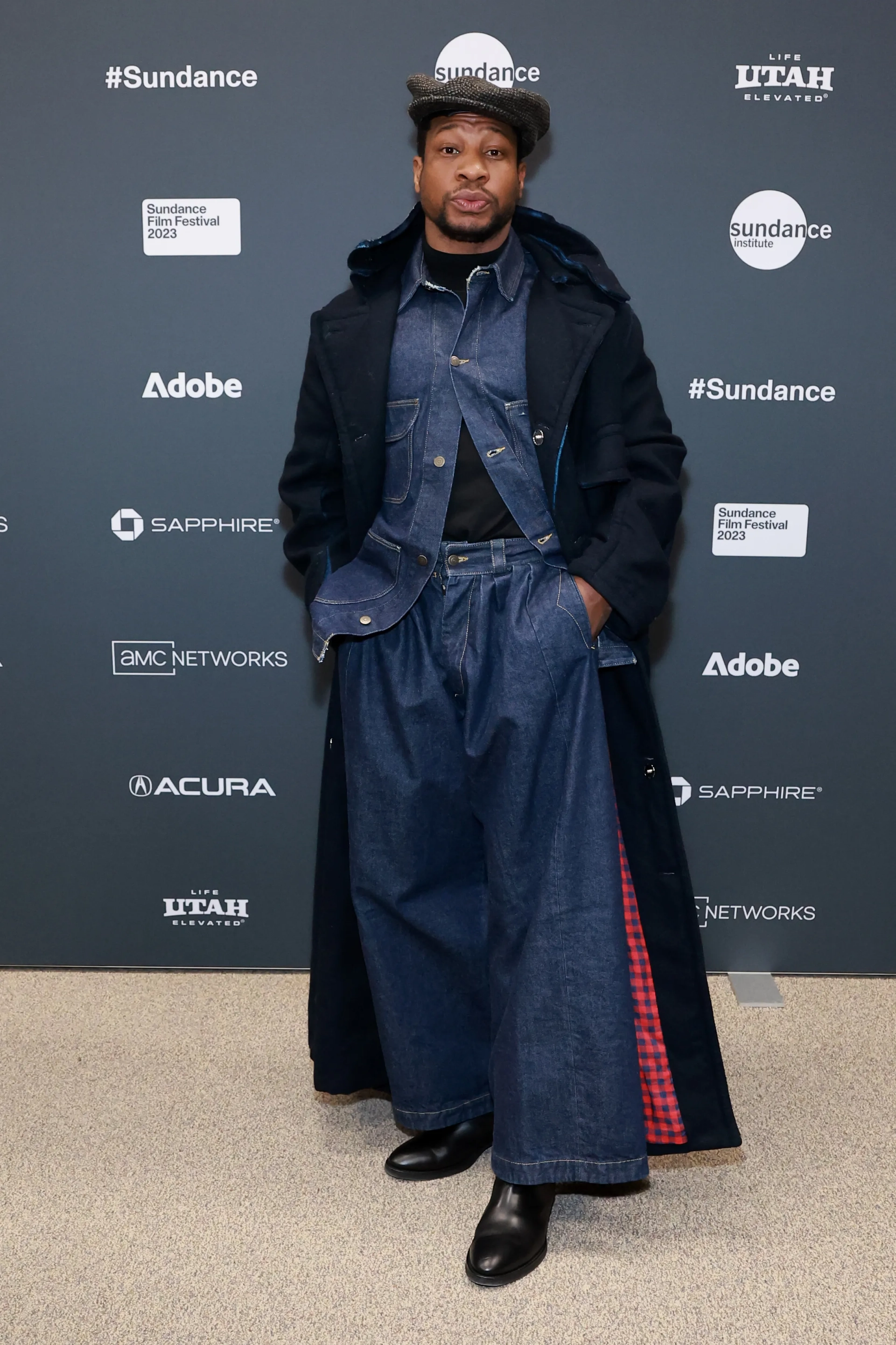Jonathan Majors at an event for Magazine Dreams (2023)