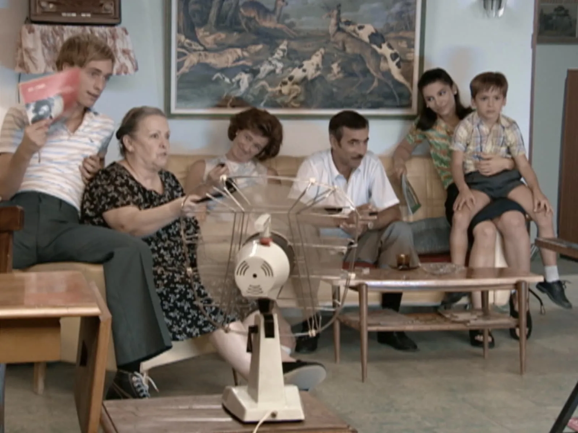 Imanol Arias, Ana Duato, María Galiana, Pablo Rivero, Irene Visedo, and Ricardo Gómez in Cuéntame (2001)