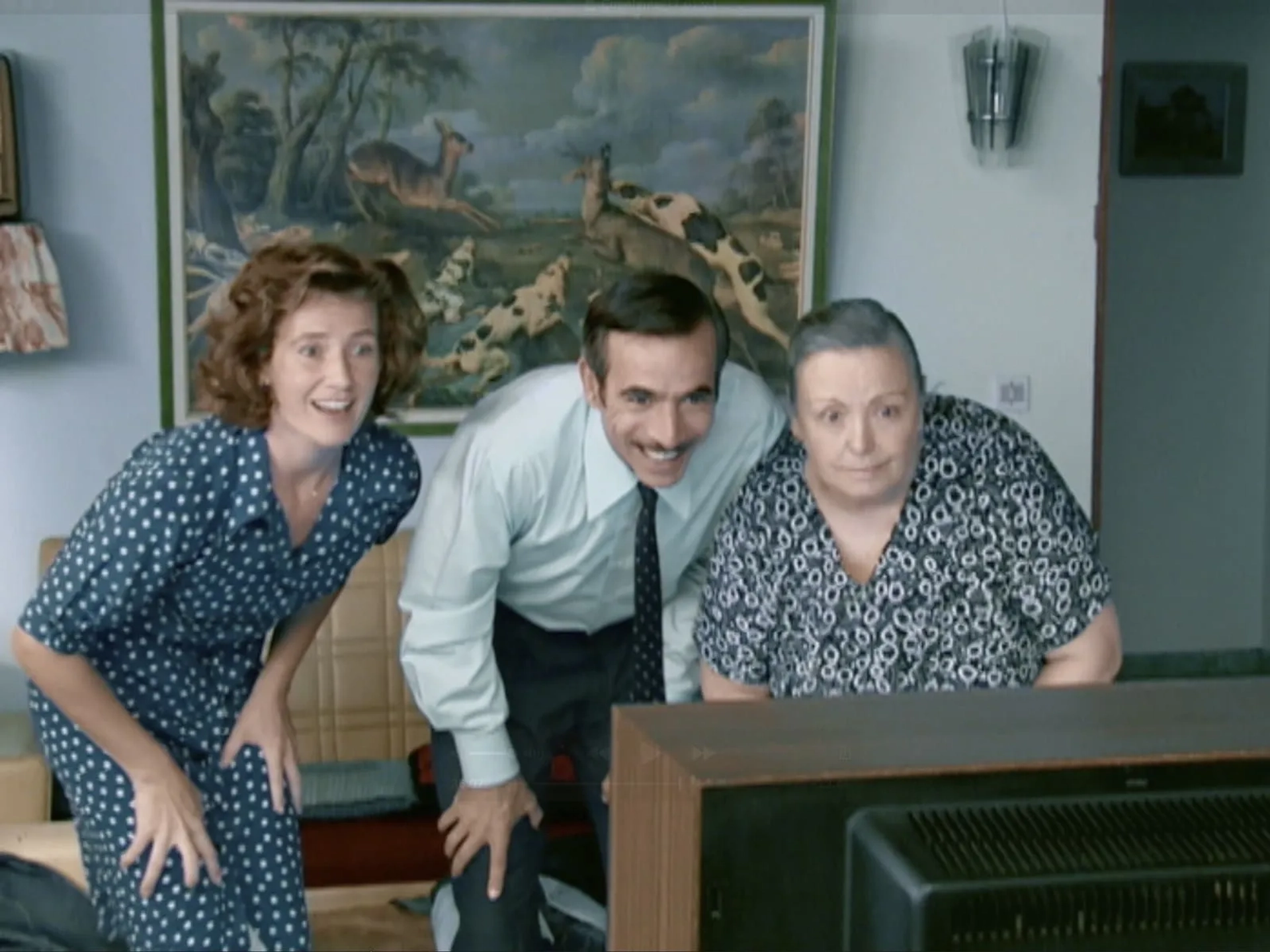 Imanol Arias, Ana Duato, and María Galiana in Cuéntame (2001)