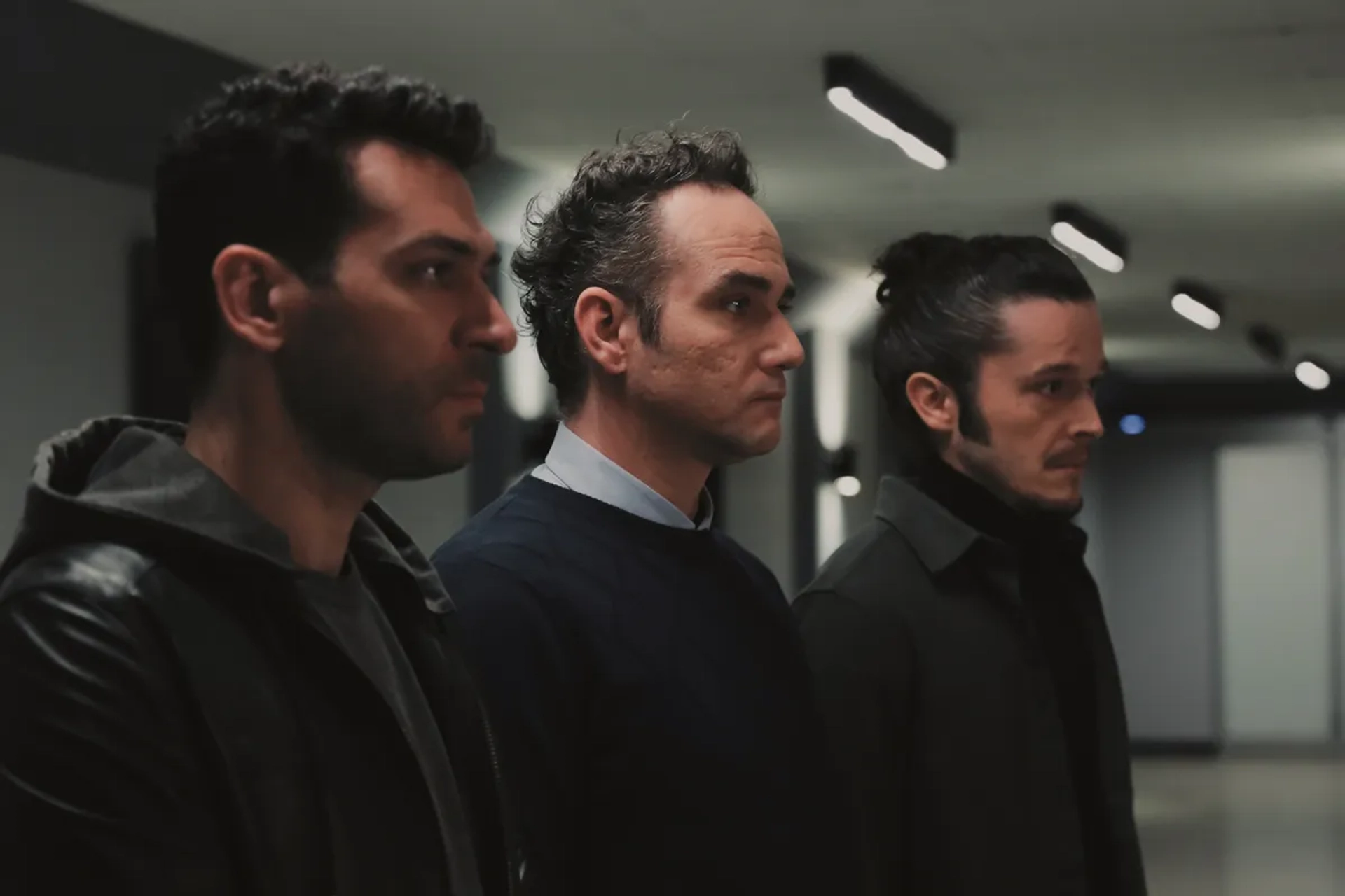 Murat Yildirim, Serdar Yegin, and Ahmet Ugur Say in The Shadow Team (2021)