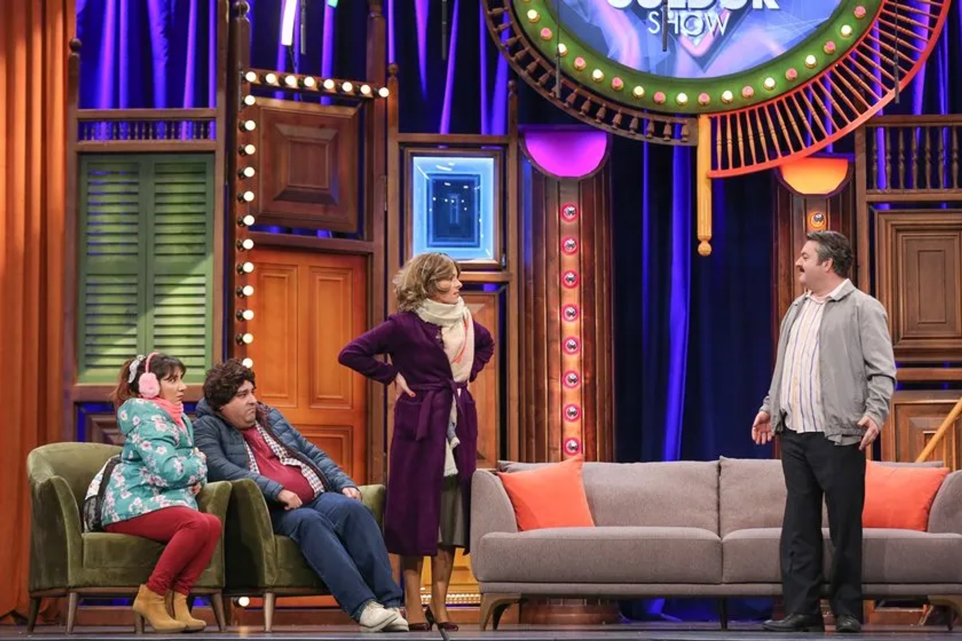 Doga Rutkay, Çaglar Çorumlu, Meltem Yilmazkaya, and Onur Atilla in Güldür Güldür Show: 219. Bolum (2019)