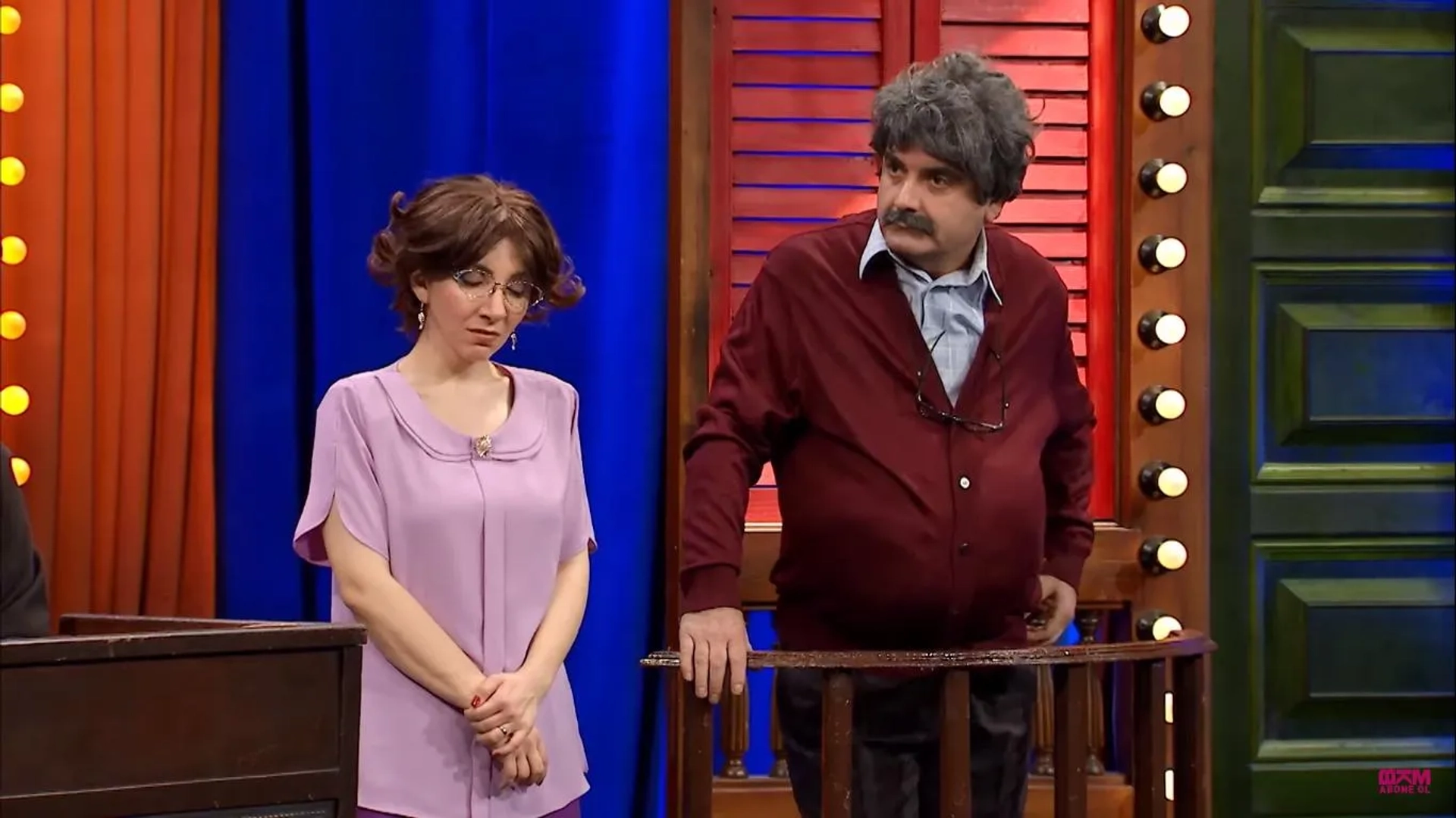 Mahir Ipek and Meltem Yilmazkaya in Güldür Güldür Show: 198. Bolum (2019)