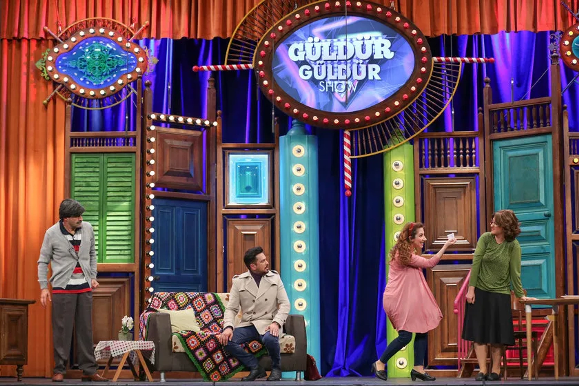 Emre Altug, Doga Rutkay, Alper Kul, and Meltem Yilmazkaya in Güldür Güldür Show: 196. Bolum (2019)