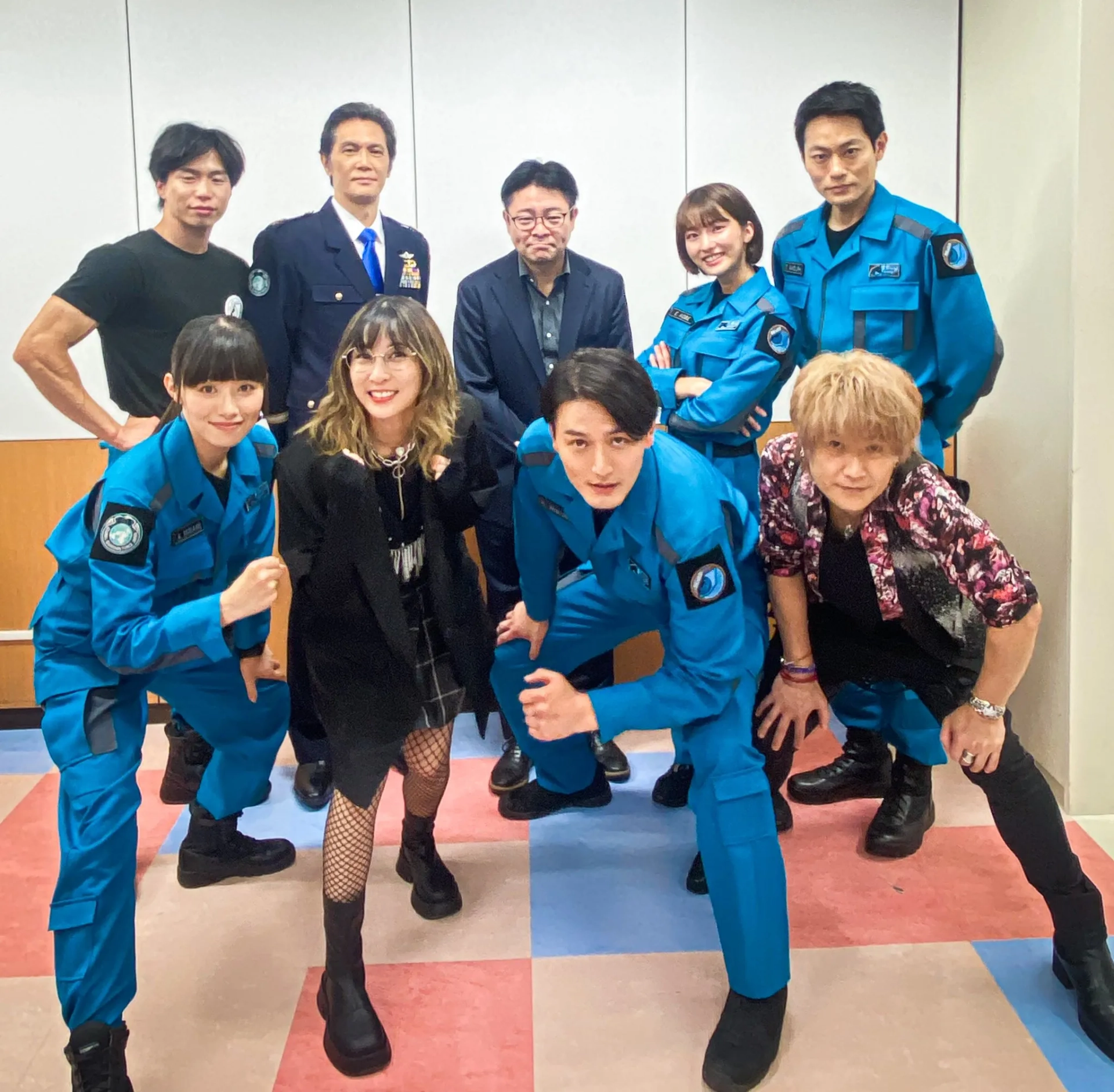 Masaya Katô, Konomi Naito, MindaRyn, Hiroshi Kitadani, Yûki Itô, Tomoya Warabino, Himena Tsukimiya, and Hayate Kajihara in Ultraman Blazar (2023)